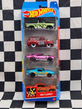 Hot Wheels Flames 5 Pack 56 Ford F100 83 Chevy Silverado 64 Impala & More