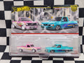 Hot Wheels Mini Trucks Twin Pack 1975 Datsun Sunny B120/93 Nissan Hardbody D21
