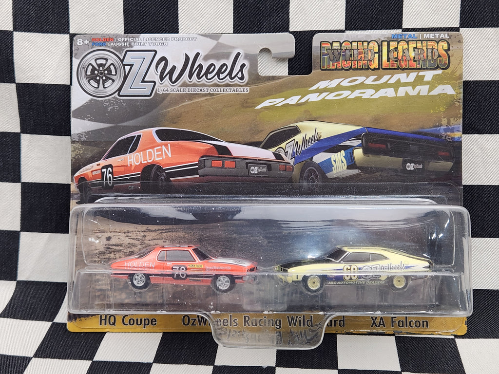 Oz Wheels Twin Pack Racing Legends Wild Card HQ Monaro Coupe/ XA Falcon Hardtop