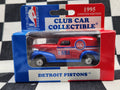 Matchbox 1995 Club Car Collectable 39 Chevy Detroit Pistons