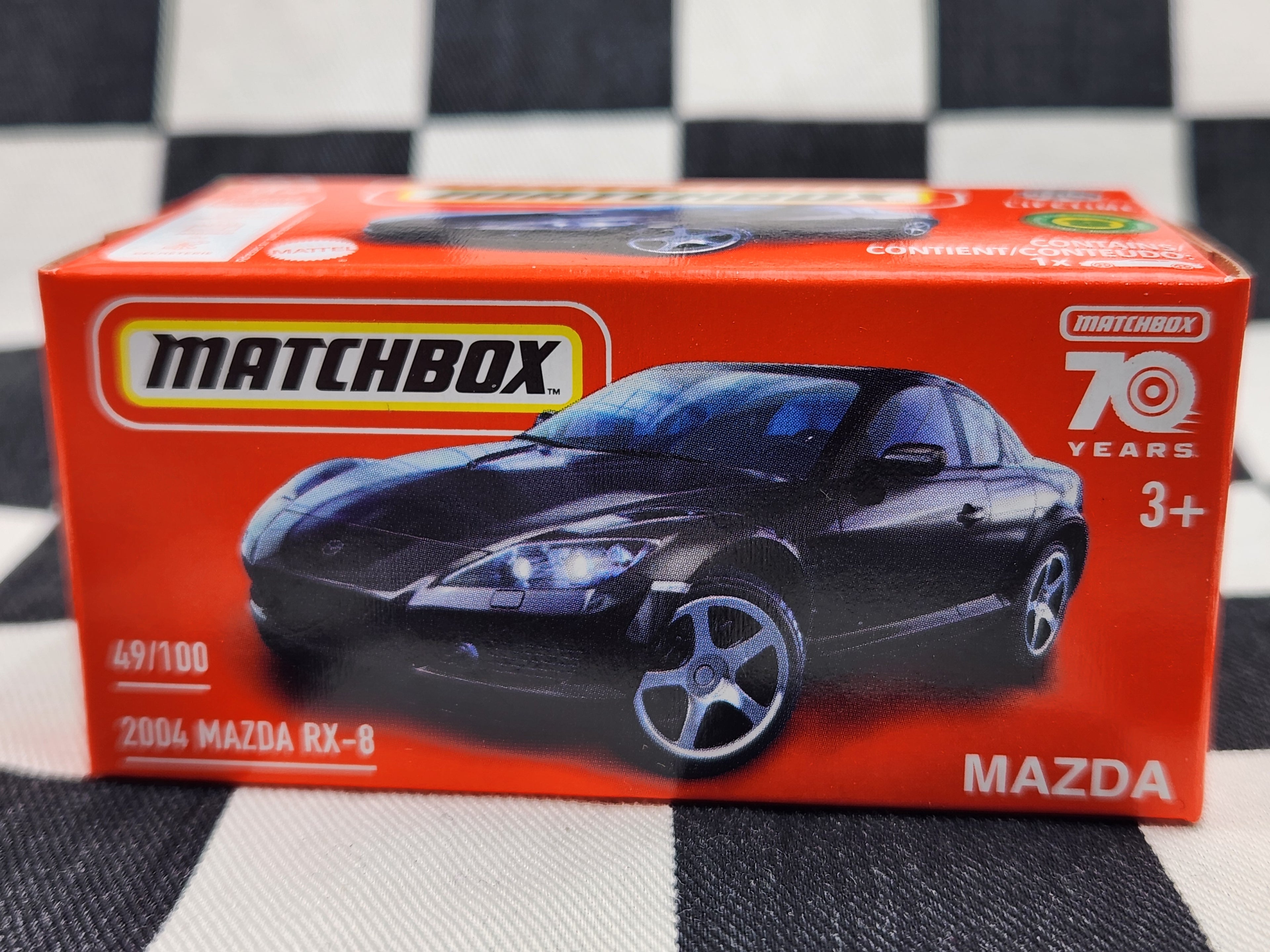Matchbox Power Grab 2004 Mazda RX8 Black