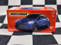 Matchbox Power Grab Tesla Model Y Blue