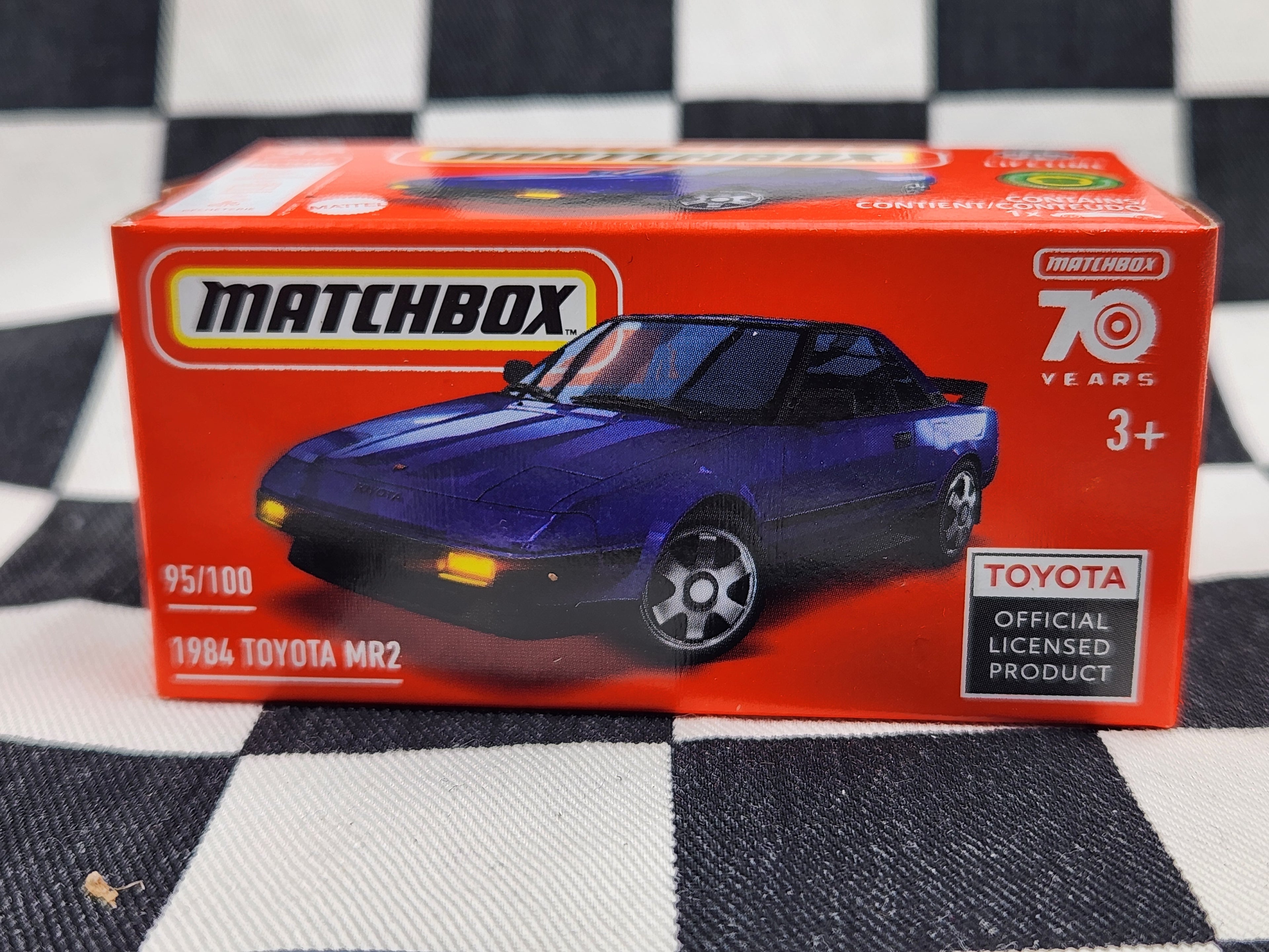 Matchbox Power Grab 1984 Toyota MR2 Blue