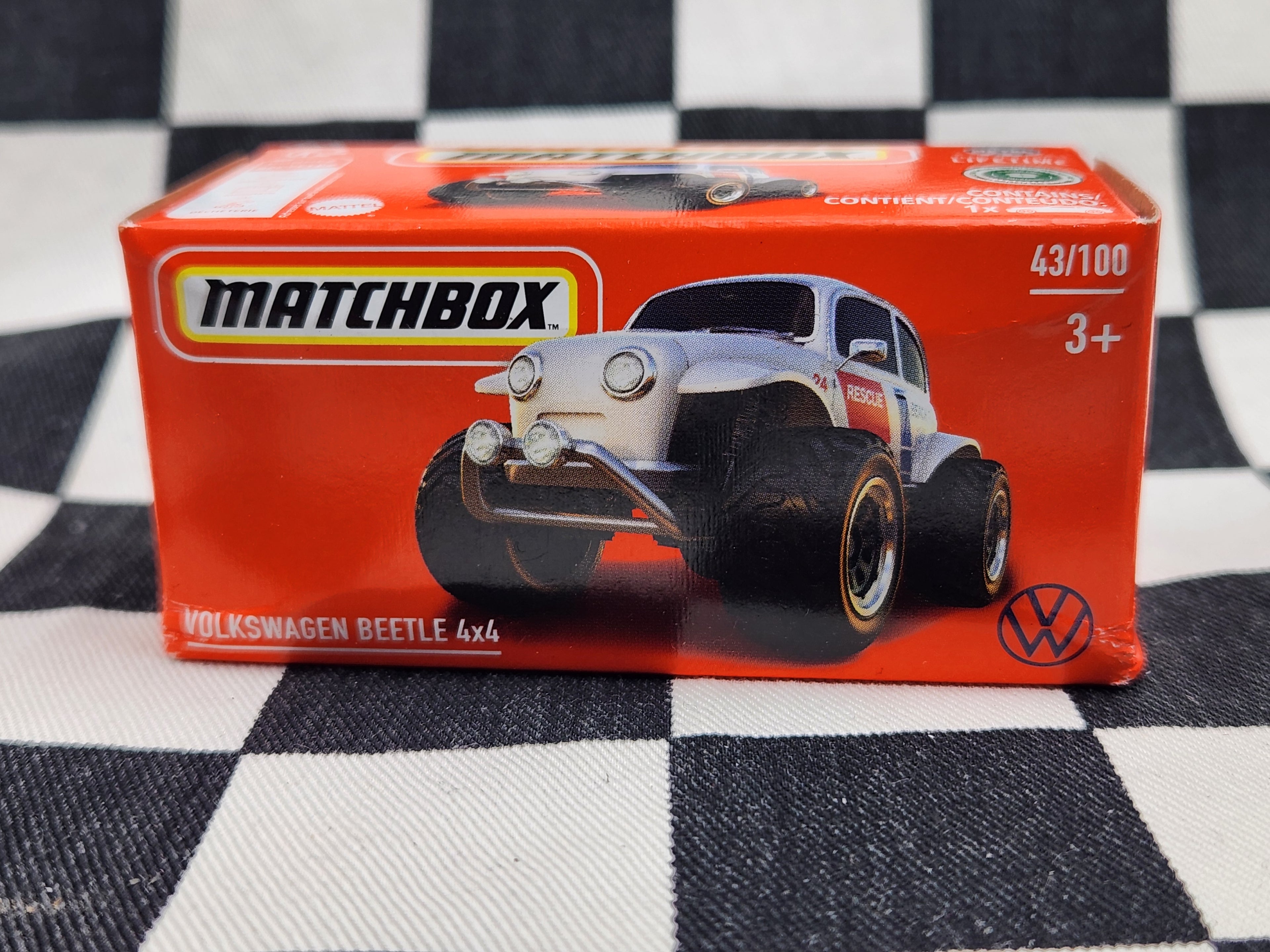 Matchbox Power Grab Volkswagen Beetle 4x4