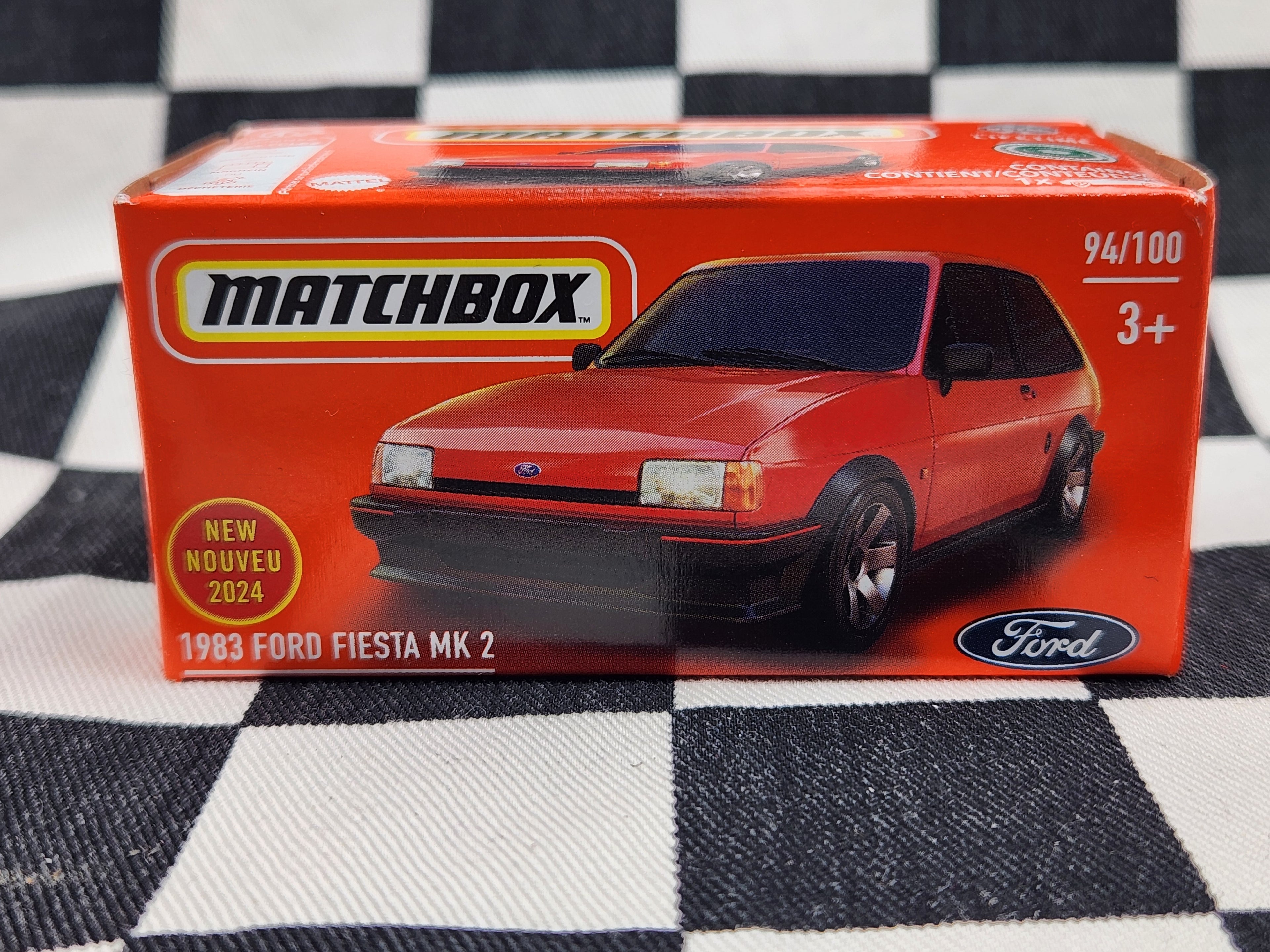 Matchbox Power Grab 1983 Ford Fiesta MK2 Red