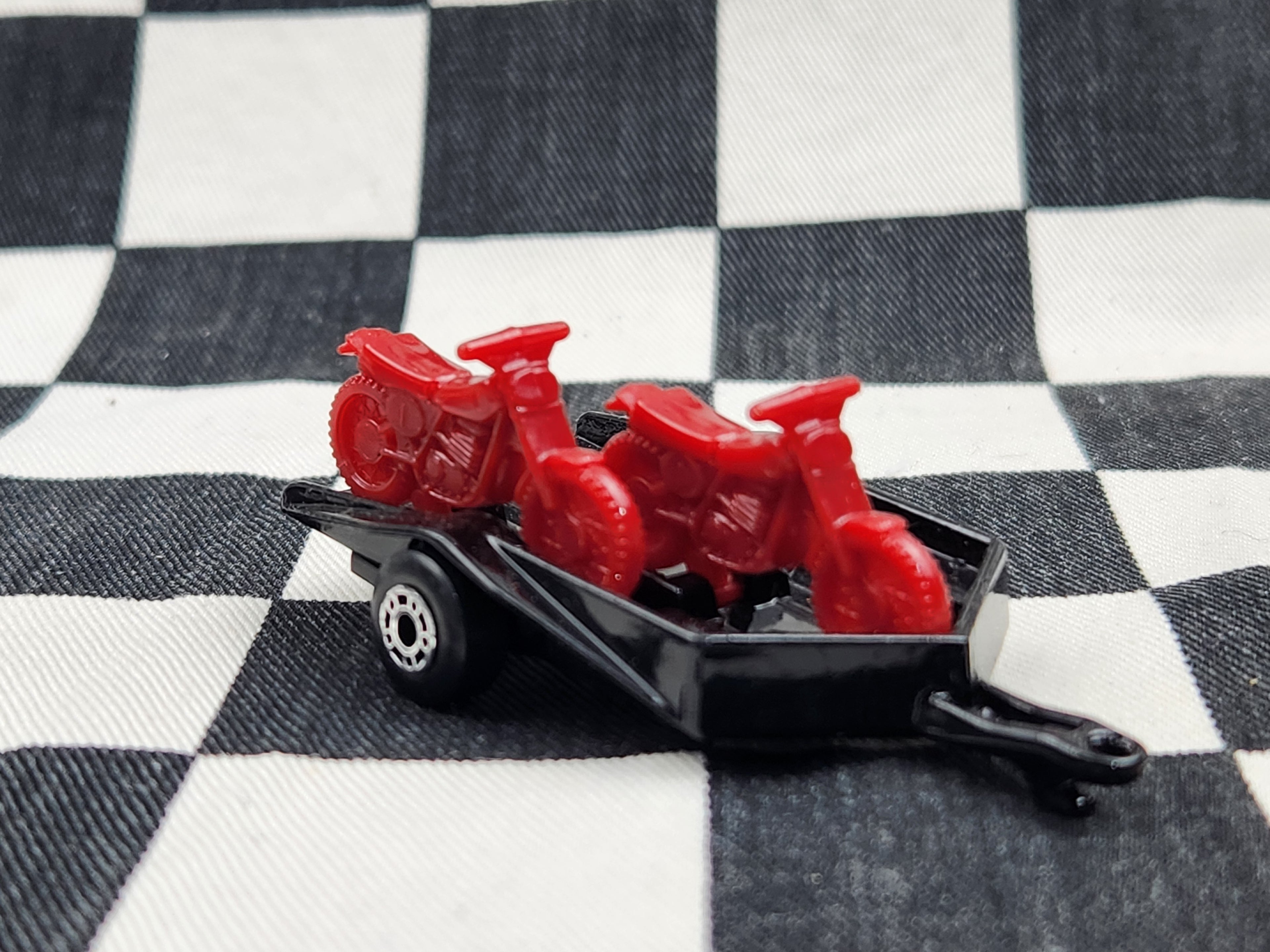 Loose Matchbox Superfast Motorcycle Trailer