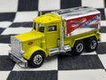 Loose Matchbox Peterbilt Jet Fuel Tanker Truck Yellow