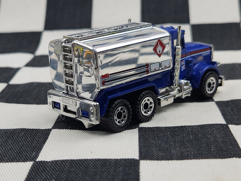 Loose Matchbox Peterbilt Tanker Truck Blue