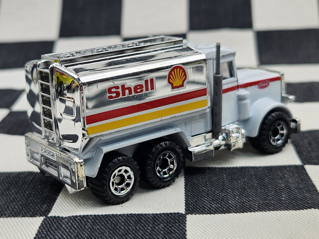 Loose Matchbox Peterbilt Shell Tanker Truck Red Stripe Variant