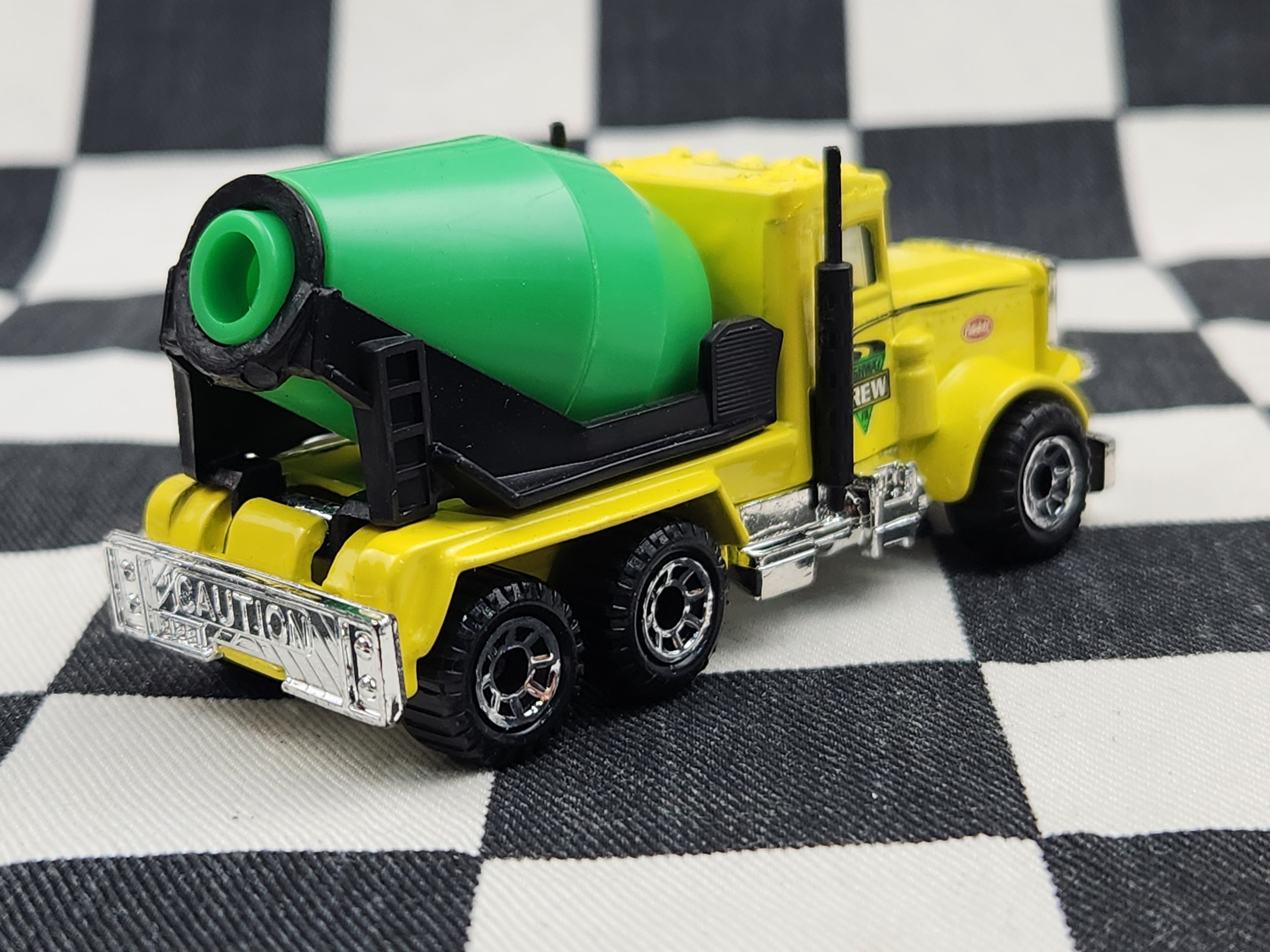 Loose Matchbox Peterbilt Highway Crew Cement Truck Yellow