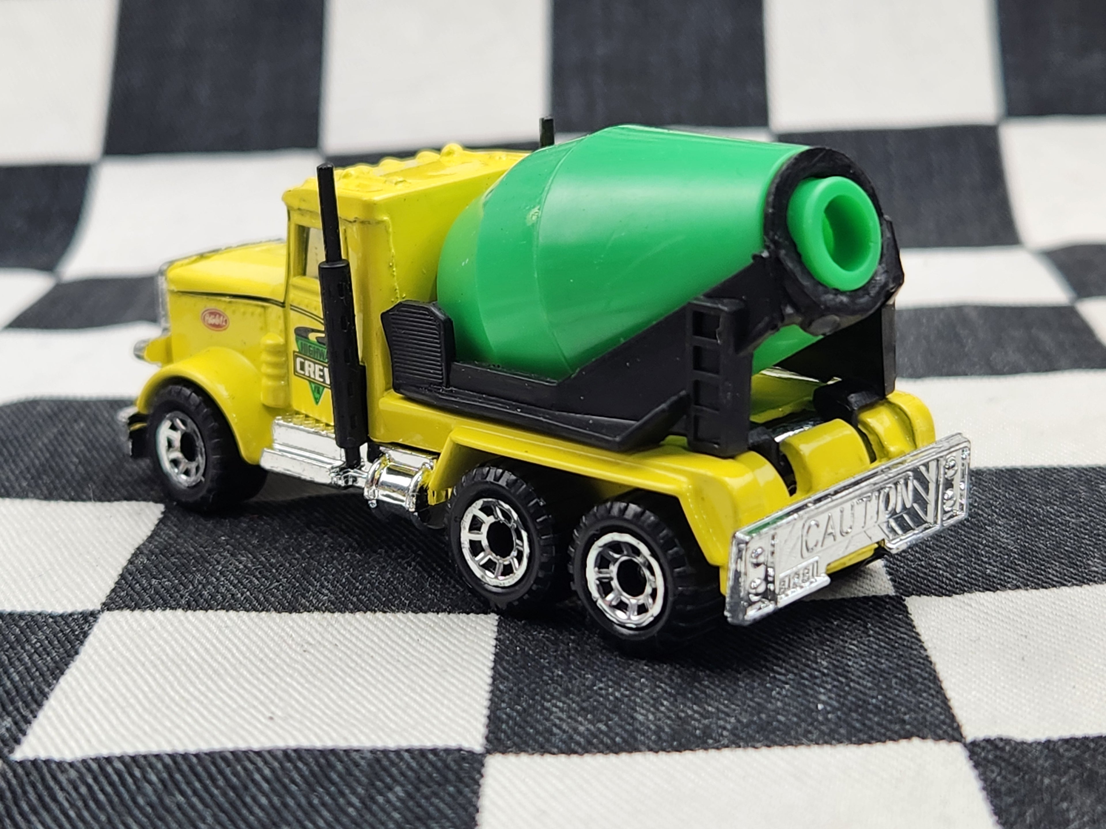 Loose Matchbox Peterbilt Highway Crew Cement Truck Yellow