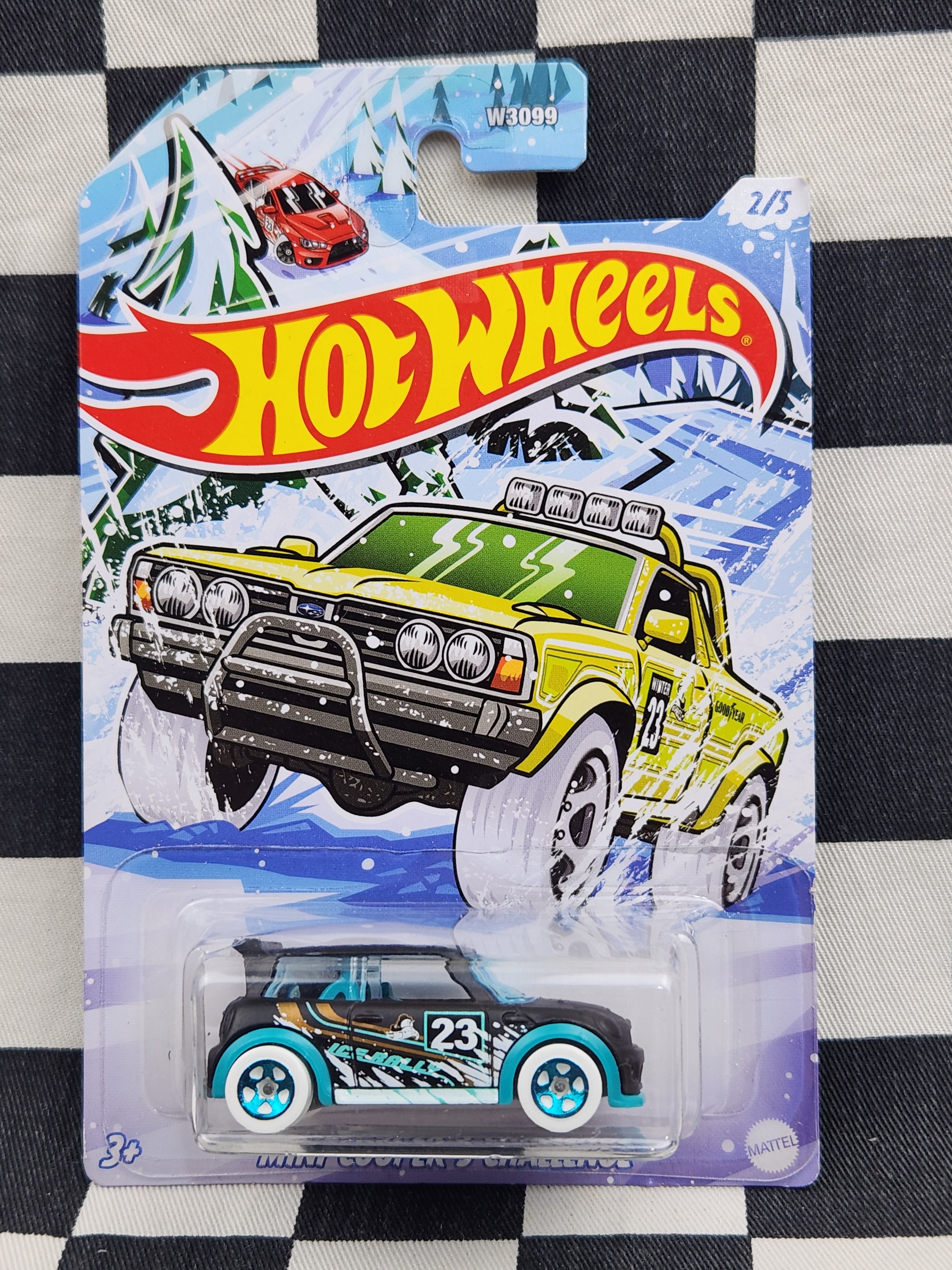 Hot Wheels Winter Series Mini Cooper S Challenge