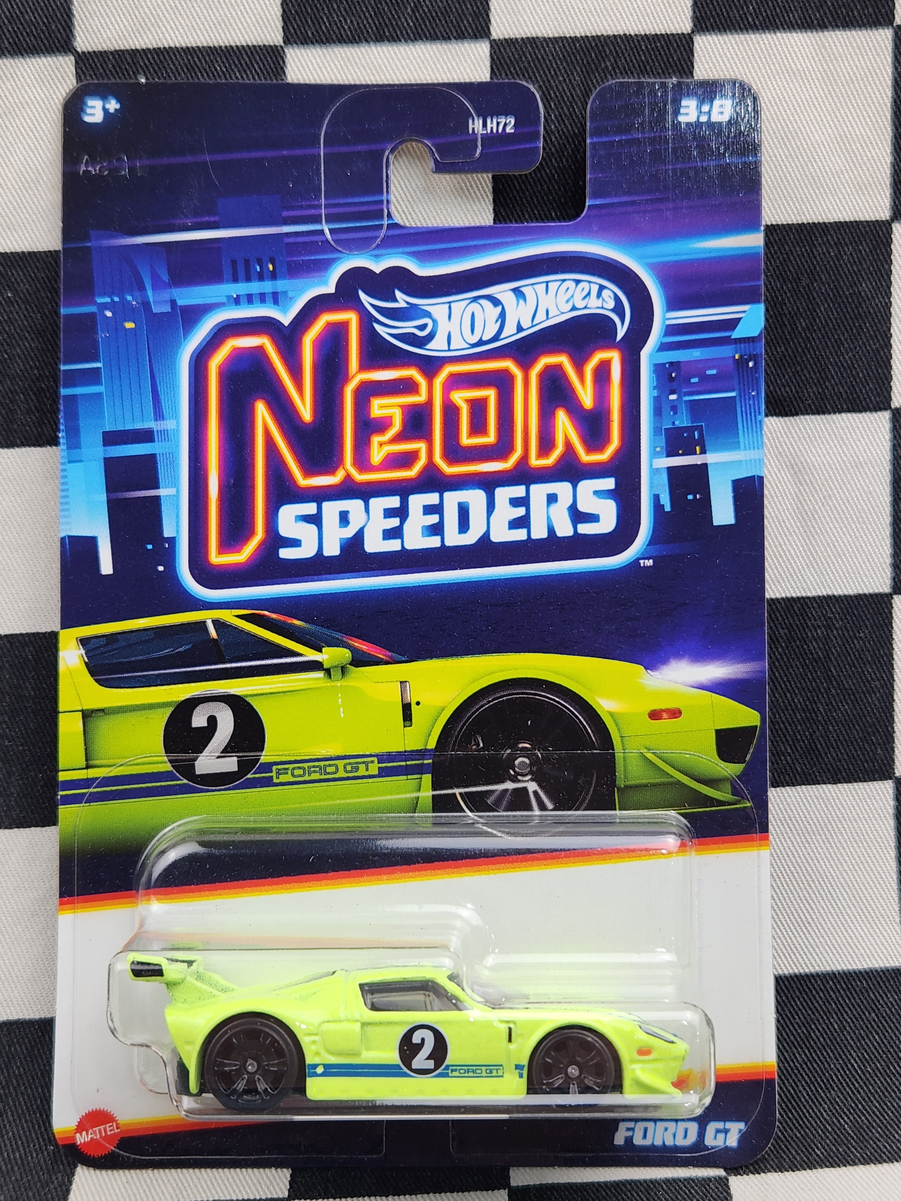 Hot Wheels Neon Speeders Ford GT Yellow