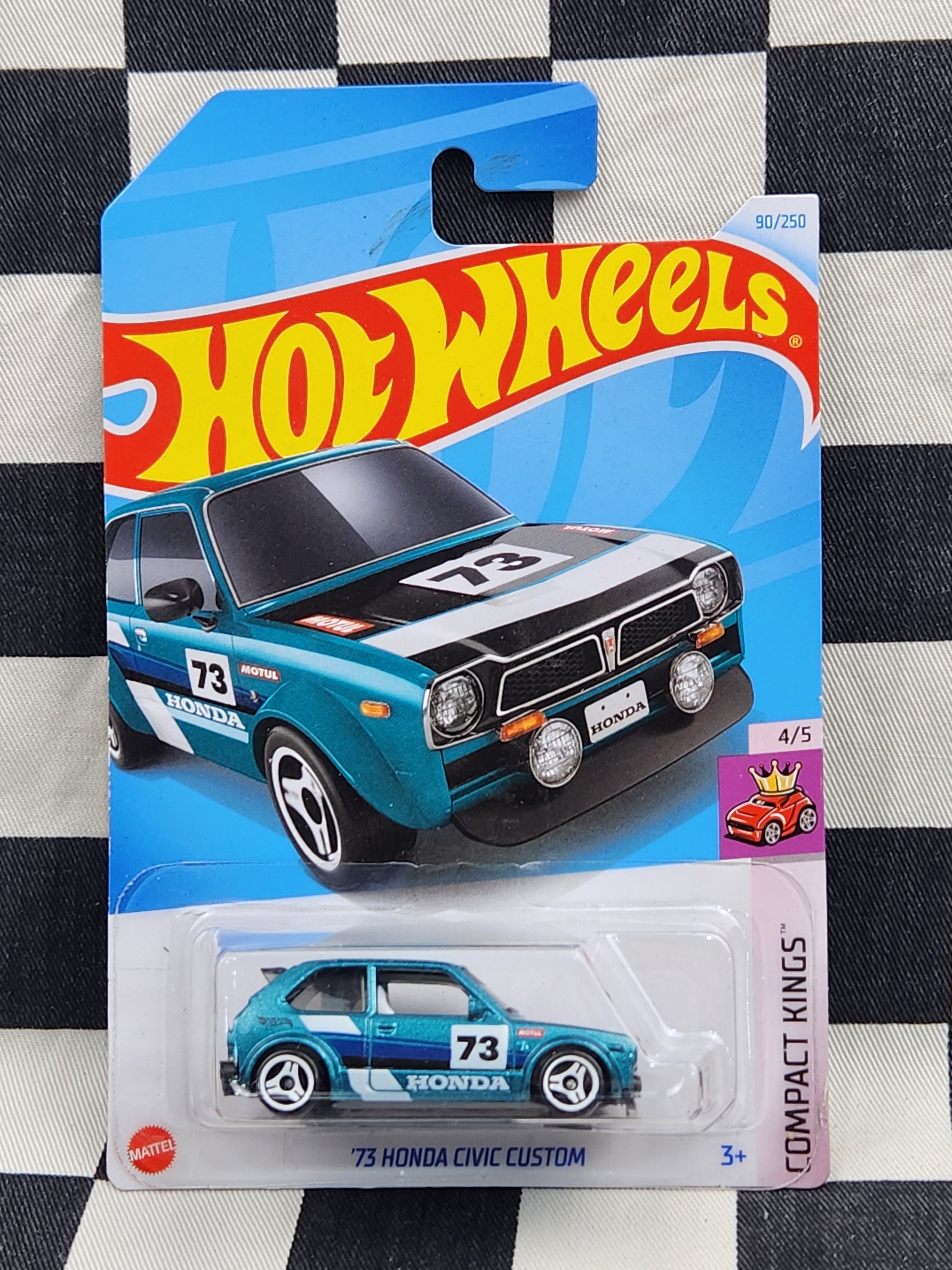 Hot Wheels 2024 Compact Kings 73 Honda Civic Custom Teal