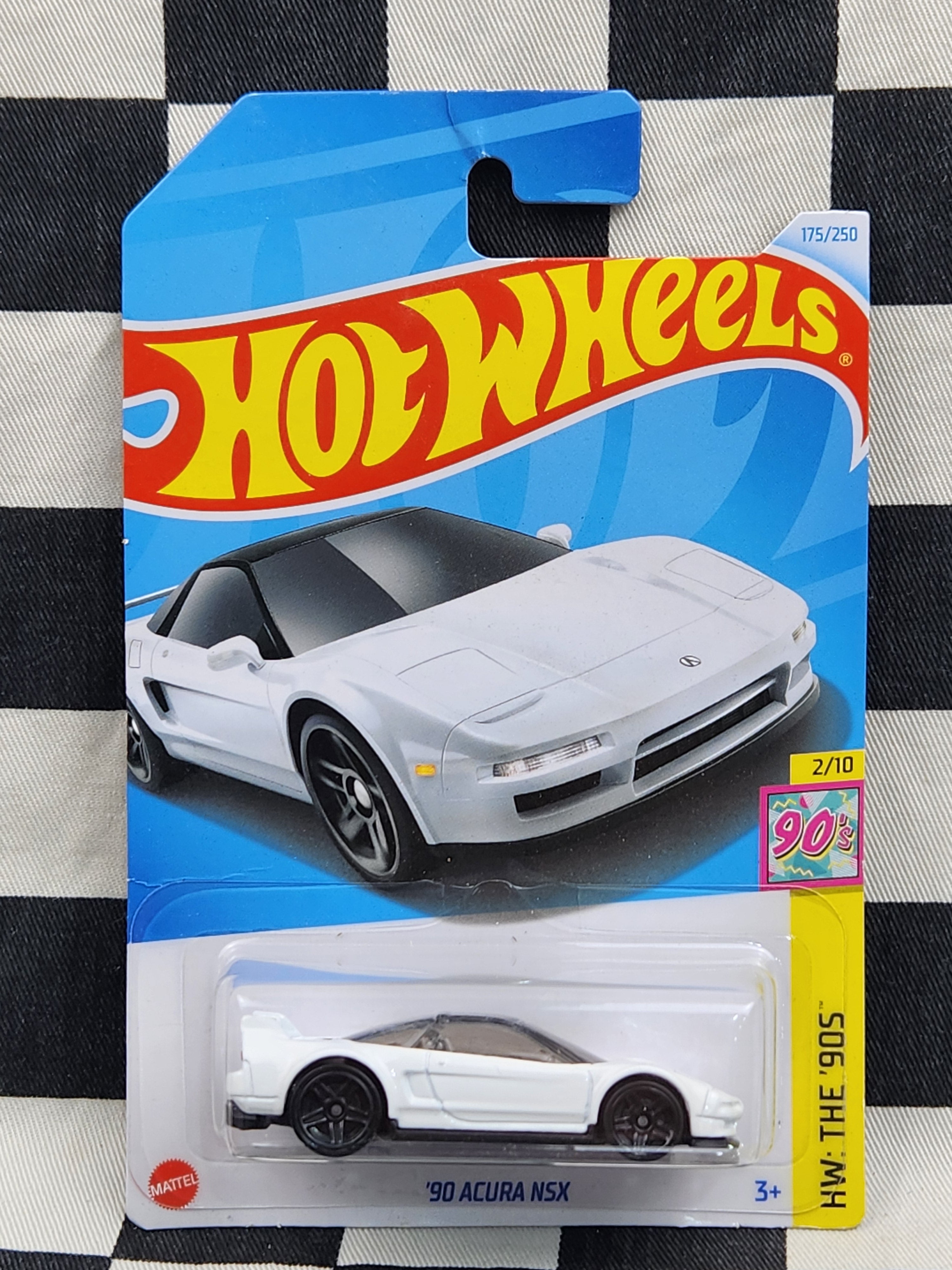 Hot Wheels 2024 The 90s 90 Acura NSX White