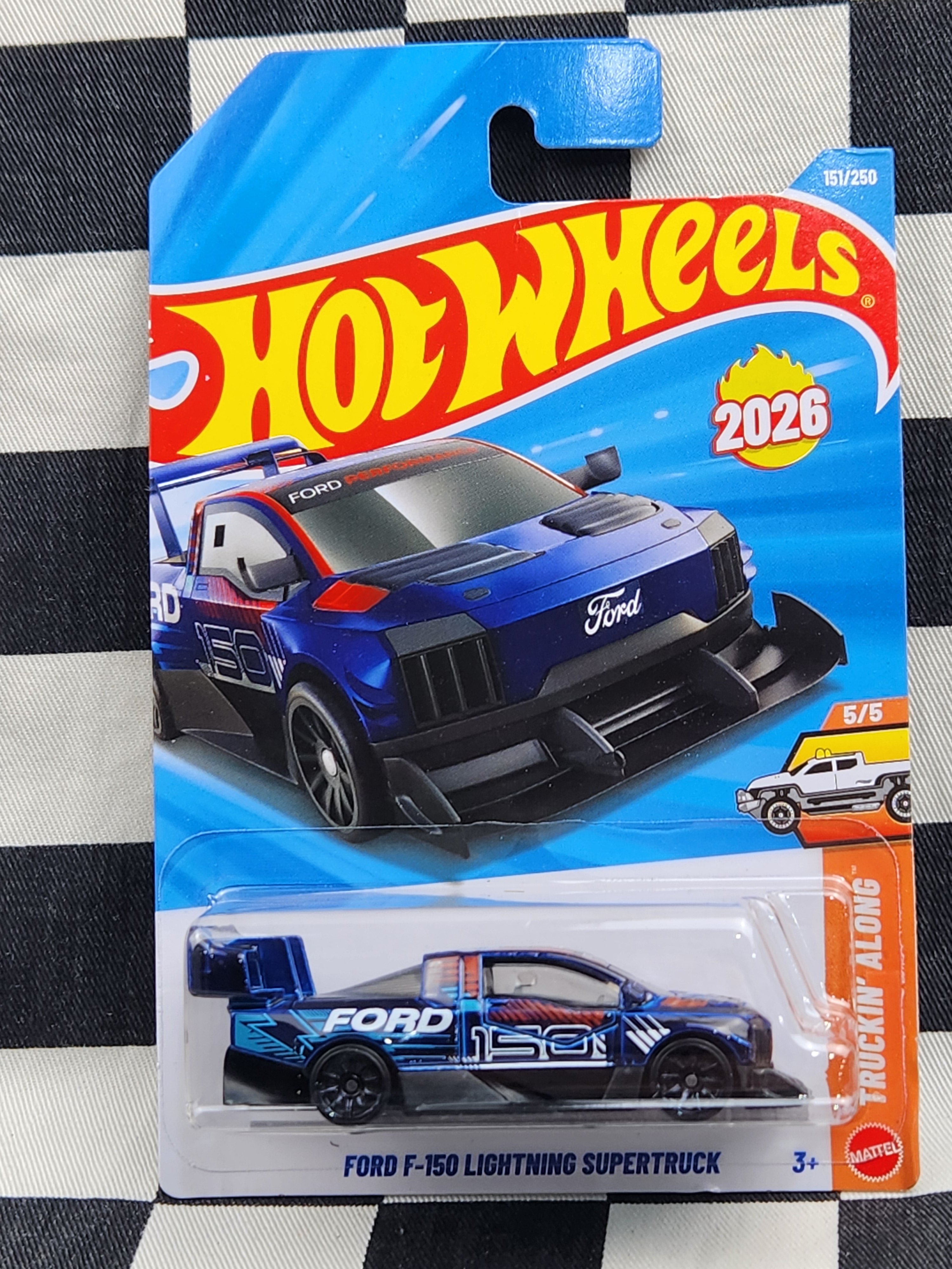 Hot Wheels 2026 Truckin Along Ford F150 Lightning Supertruck