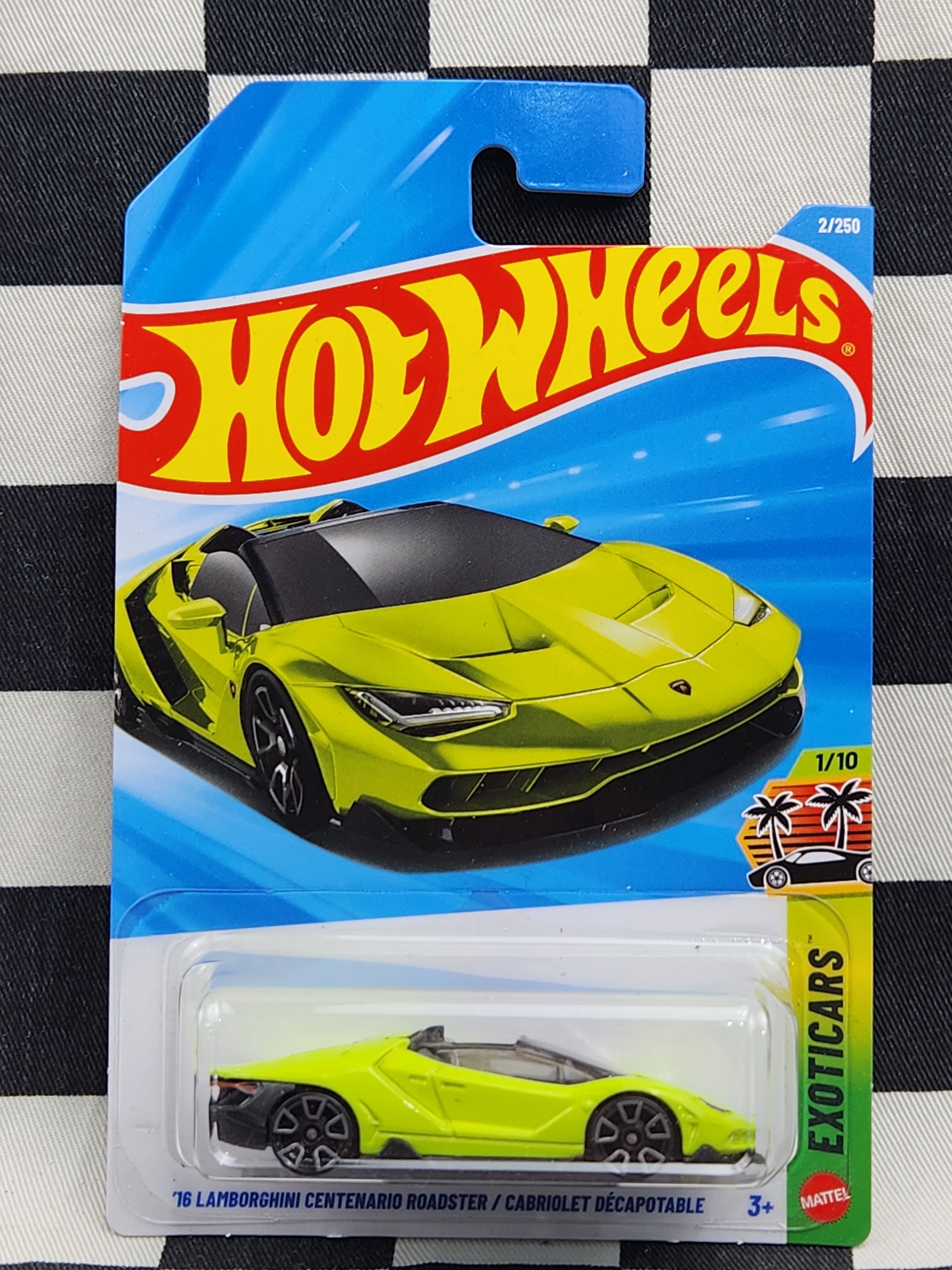 Hot Wheels 2026 Exoticars 16 Lamborghini Centenario Roadster Green