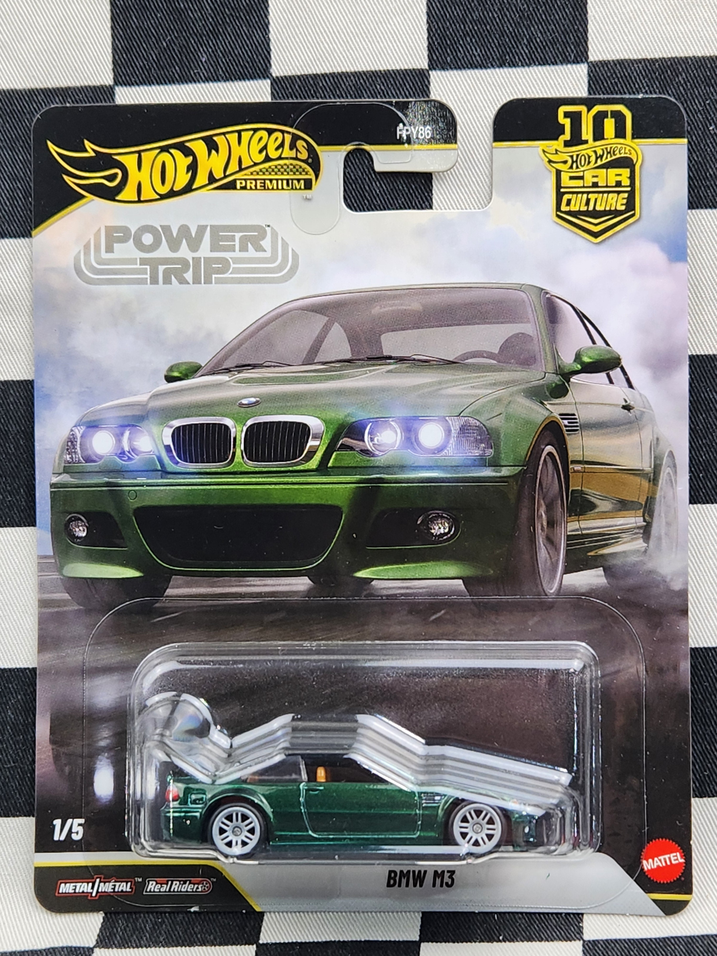 Hot Wheels Premium Power Trip BMW M3 Green
