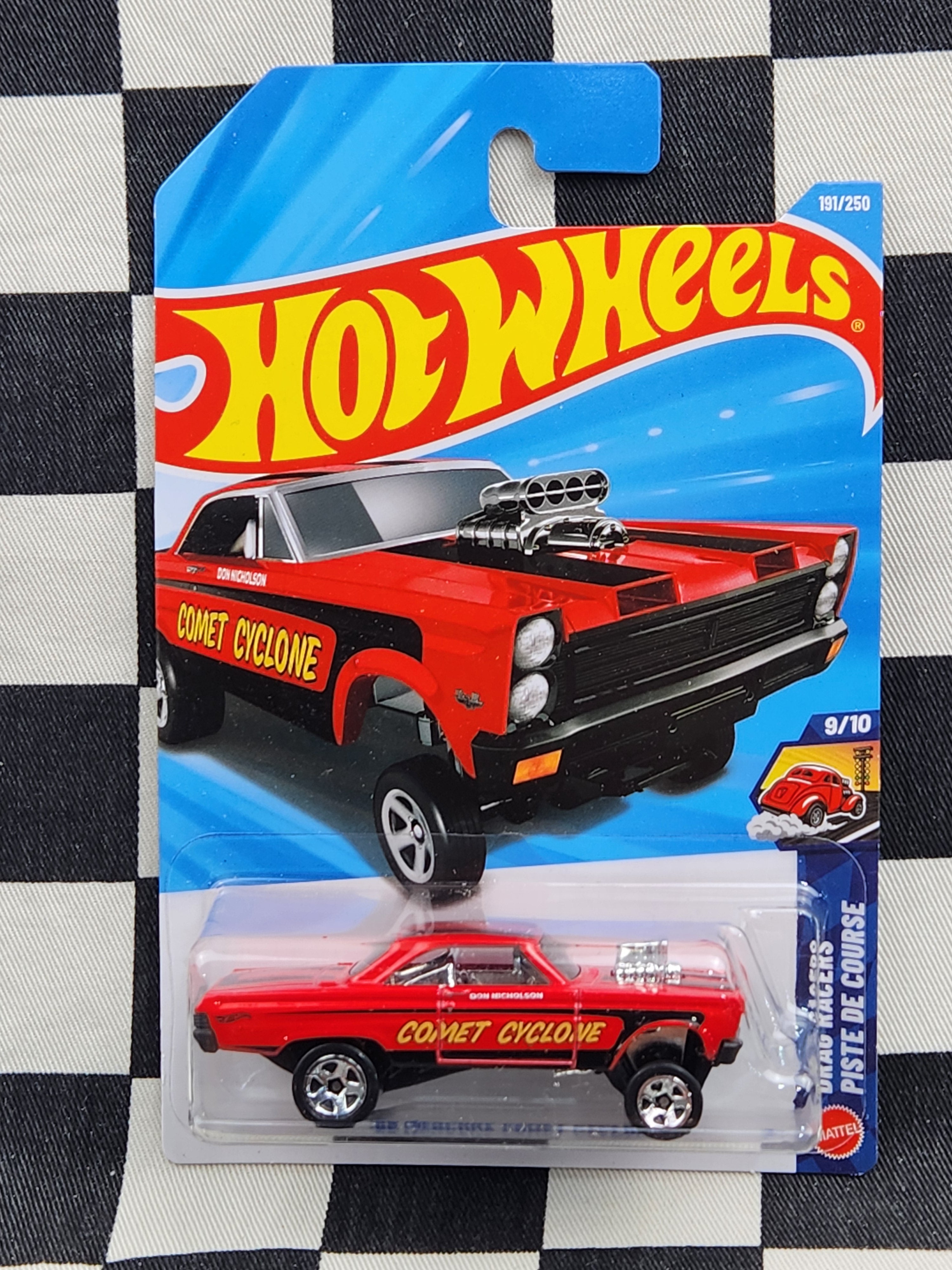 Hot Wheels 2026 Drag Racers 65 Mercury Comet Cyclone Red