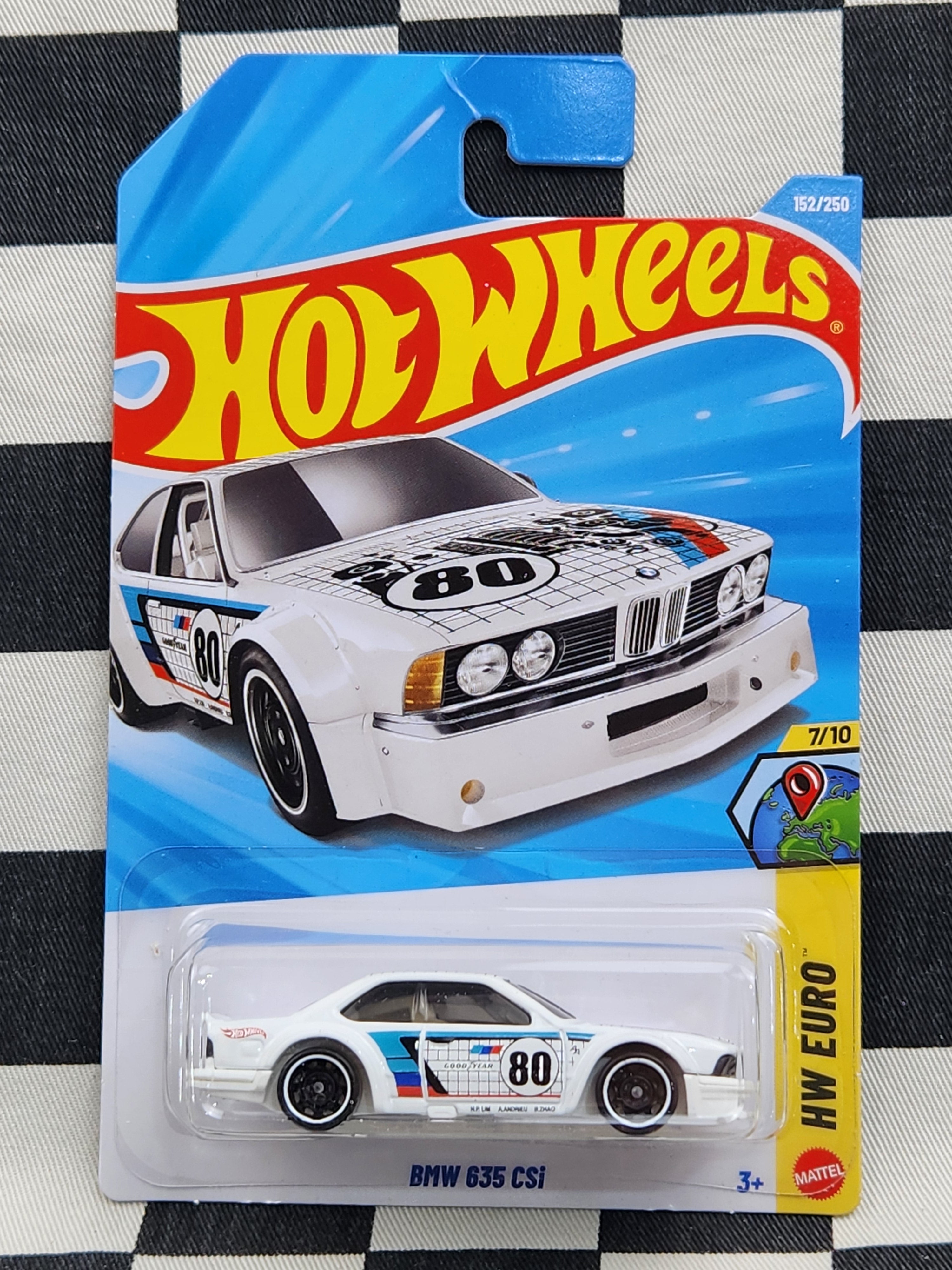 Hot Wheels 2026 Euro BMW 635 CSi White