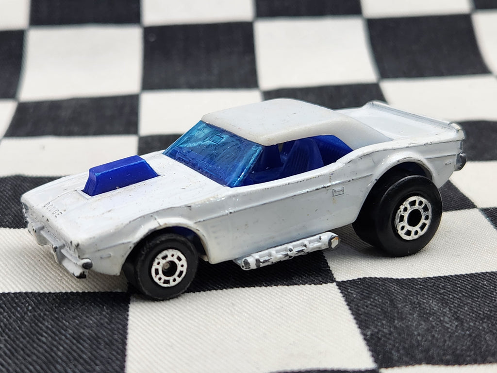 Rare! Loose Vintage Matchbox Superfast Dodge Challenger White International MB1