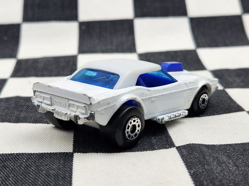 Rare! Loose Vintage Matchbox Superfast Dodge Challenger White International MB1