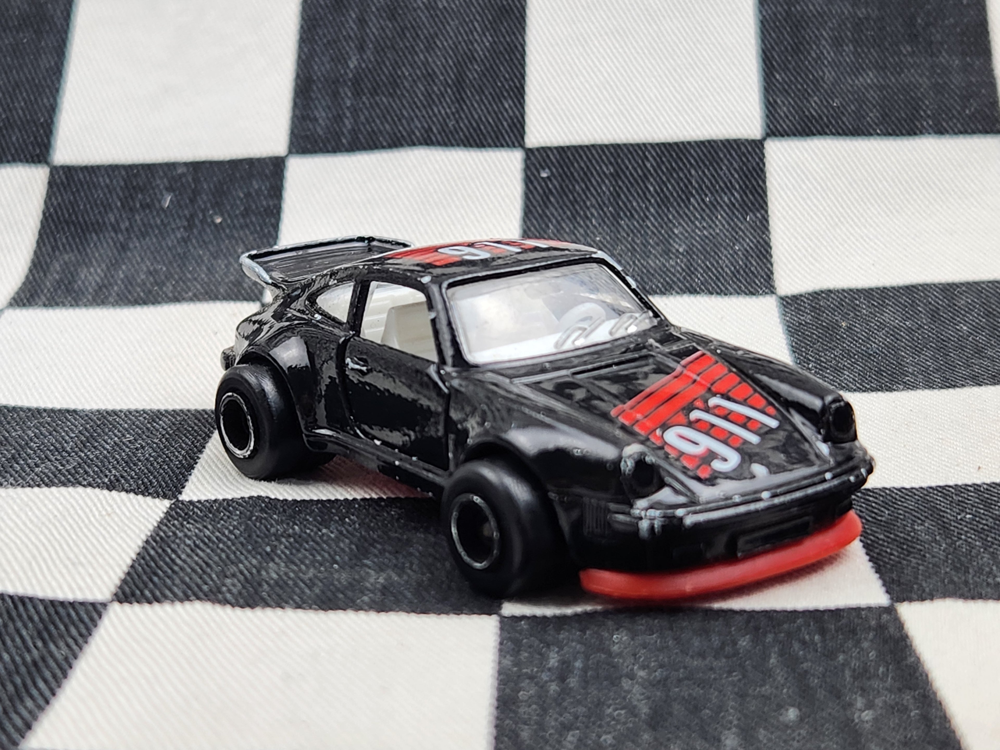 Loose Majorette Porsche 911 Turbo Black
