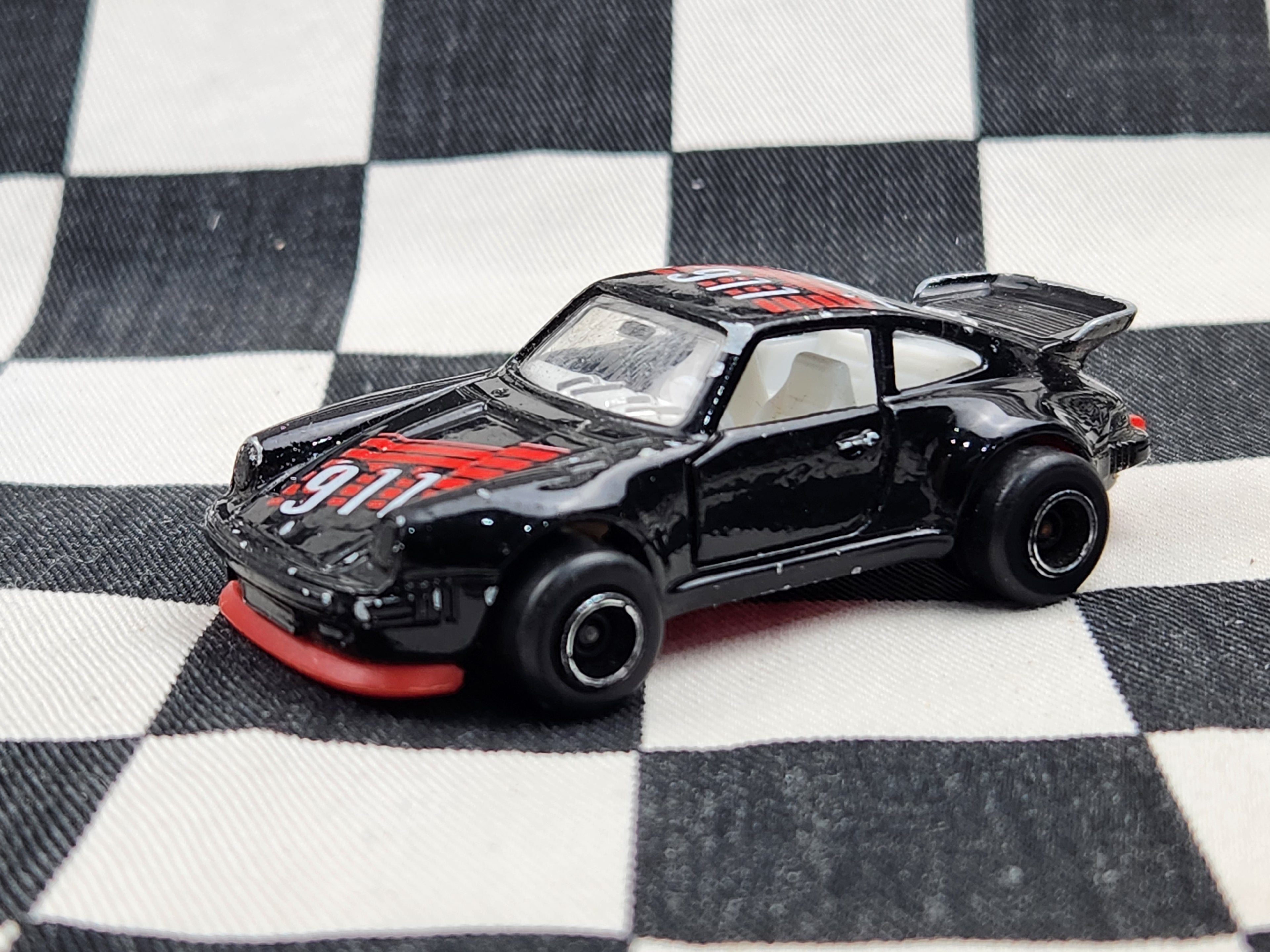 Loose Majorette Porsche 911 Turbo Black