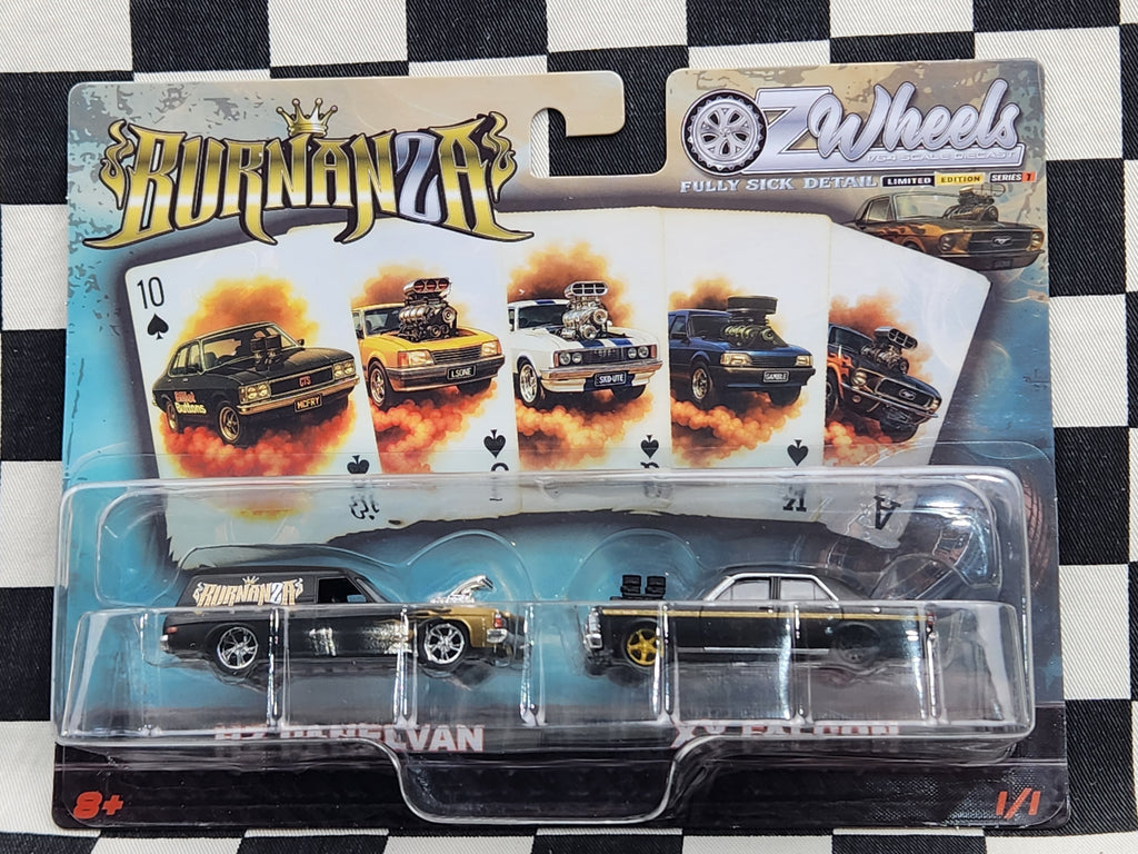 OZ Wheels FSD S1 Twin Pack Burnanza Hz Holden Panel Van Xy Falcon