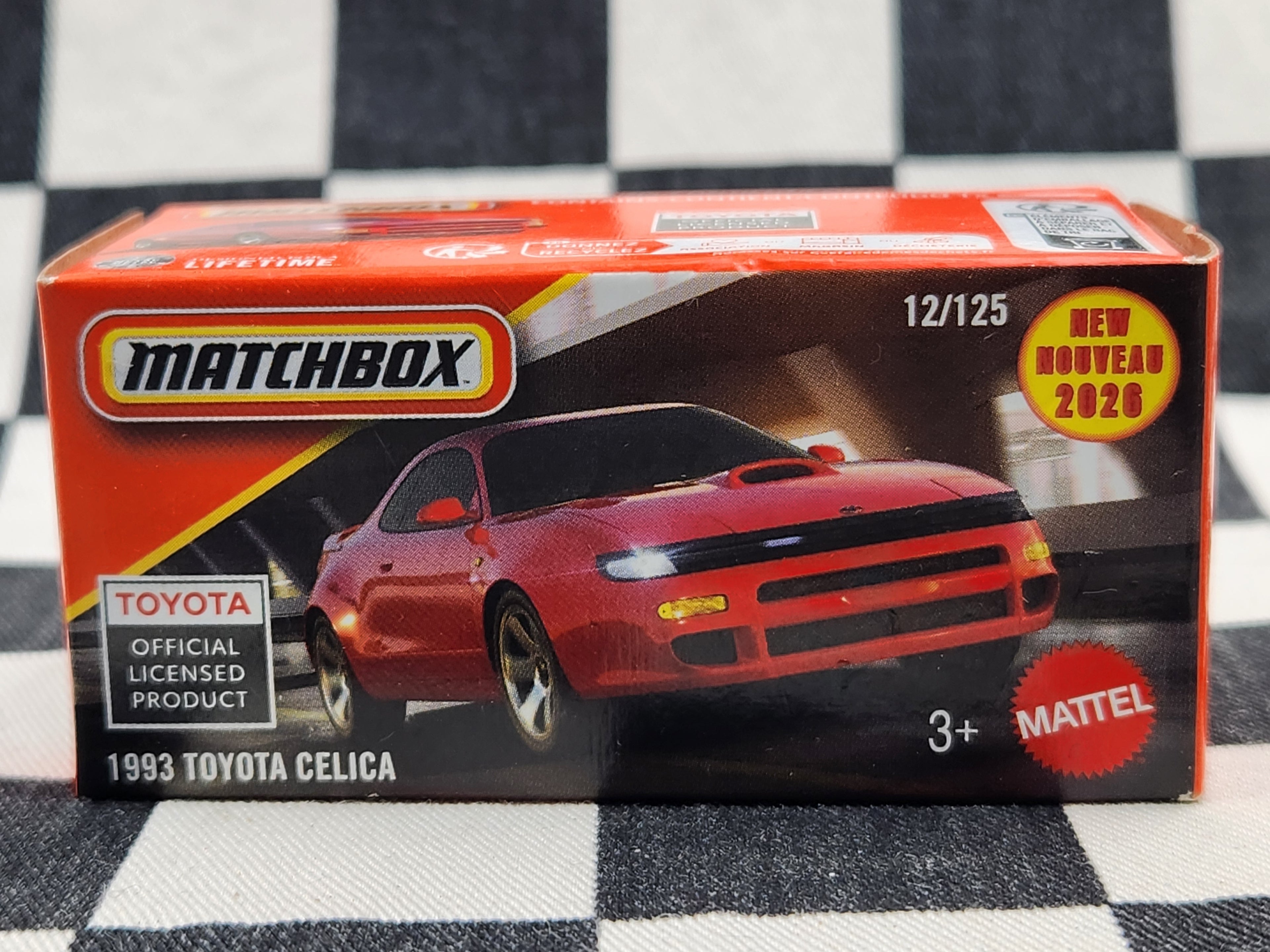Matchbox Power Grab 1993 Toyota Celica Red