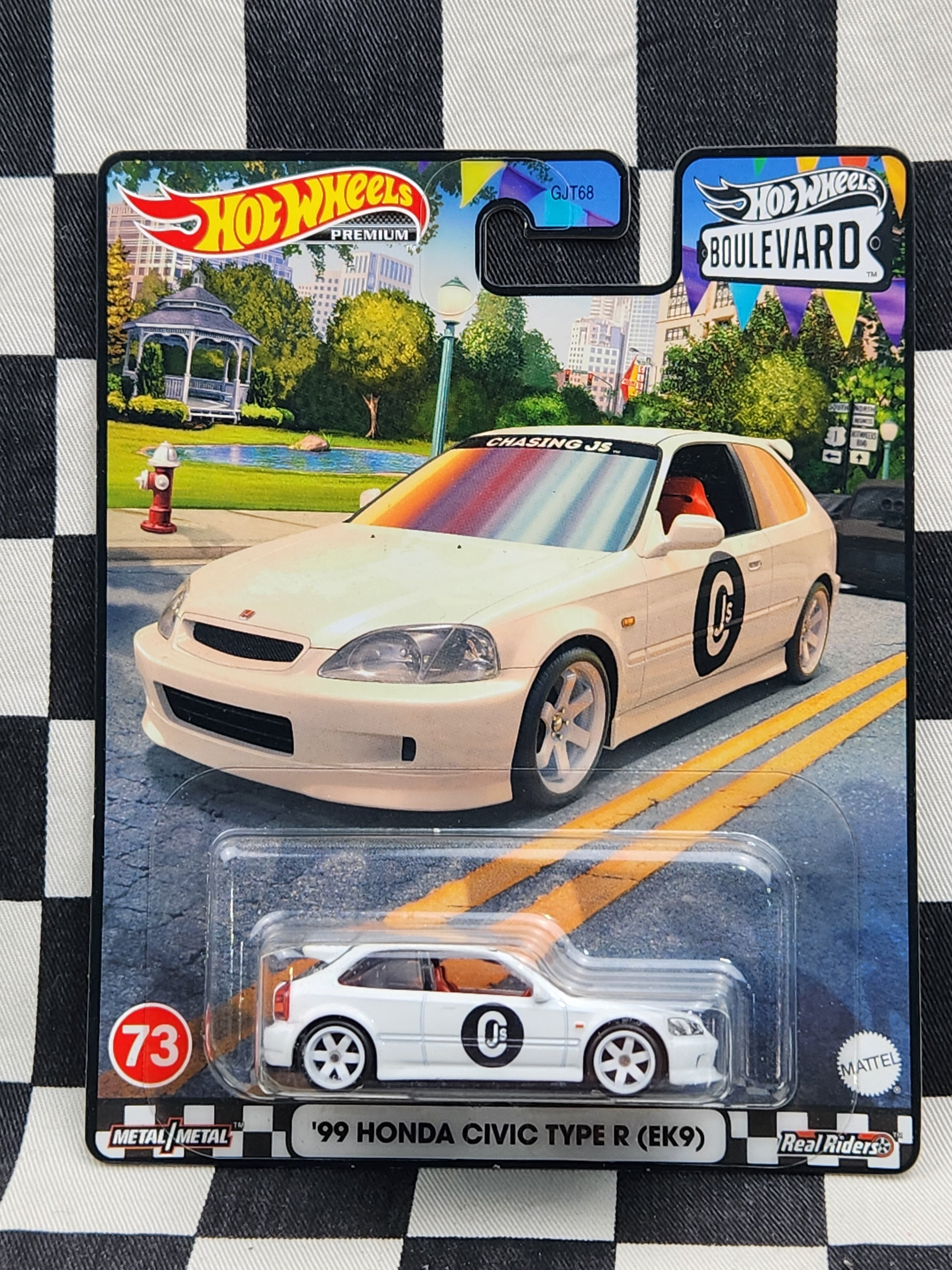 Hot Wheels Premium Boulevard #73 99 Honda Civic Type R EK9