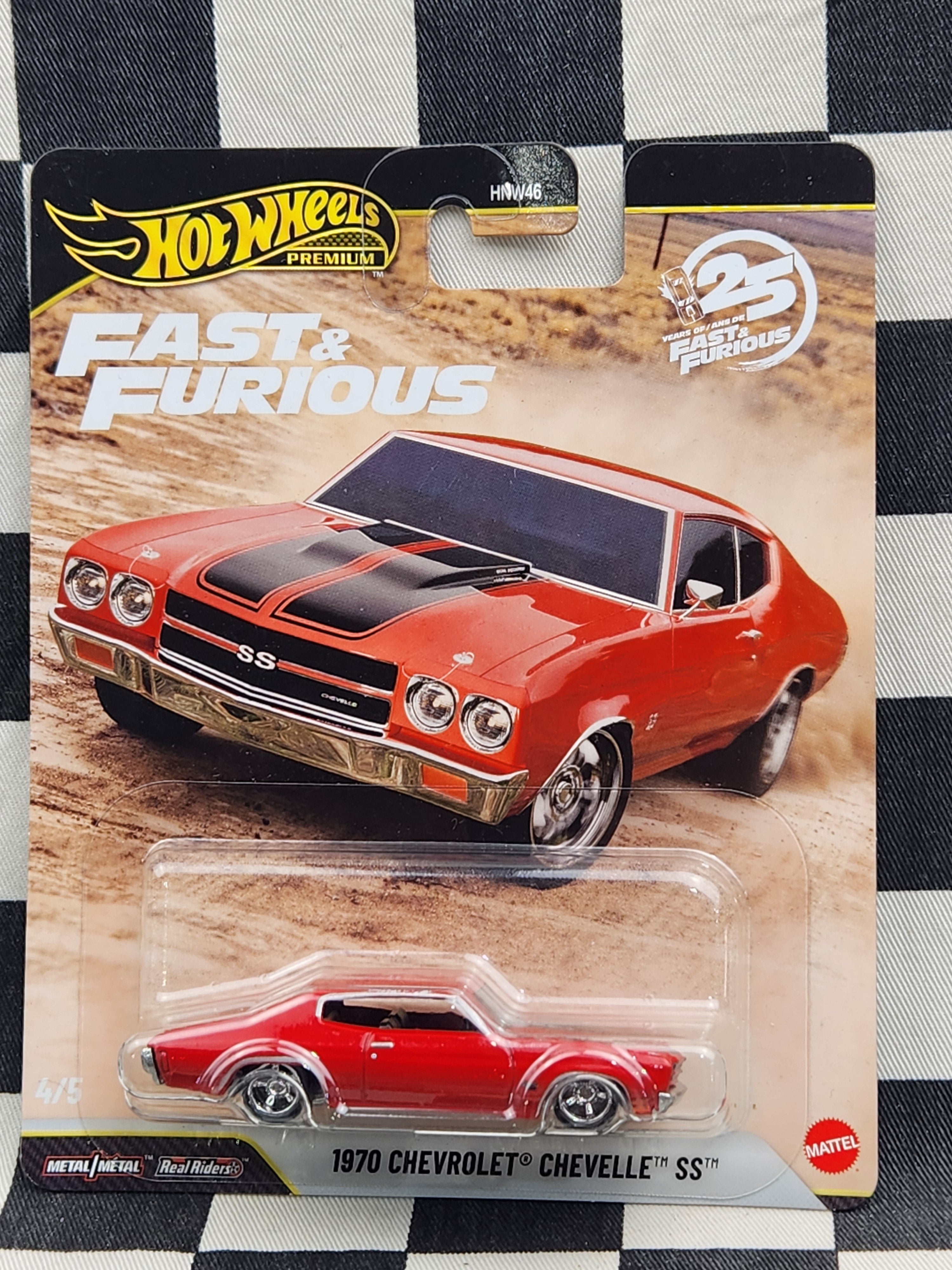Hot Wheels Premium Fast & Furious 1970 Chevrolet Chevelle SS Red