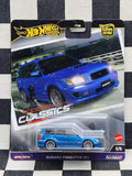Hot Wheels Premium Modern Classics Subaru Forester STi Blue