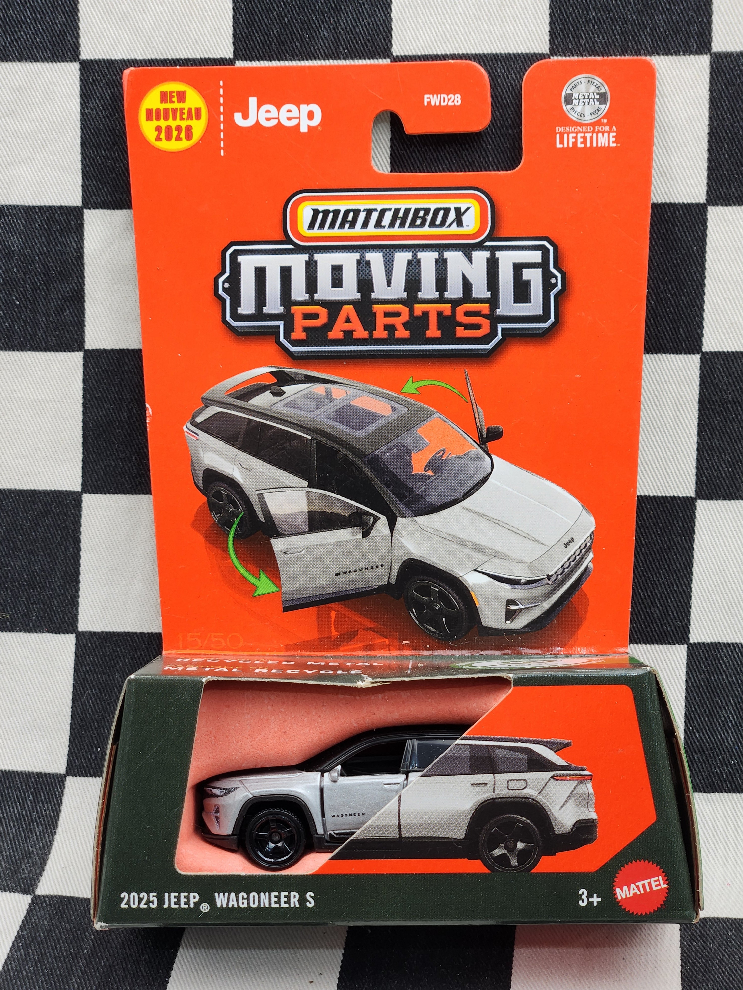 Matchbox Moving Parts 2025 Jeep Wagoneer S Silver