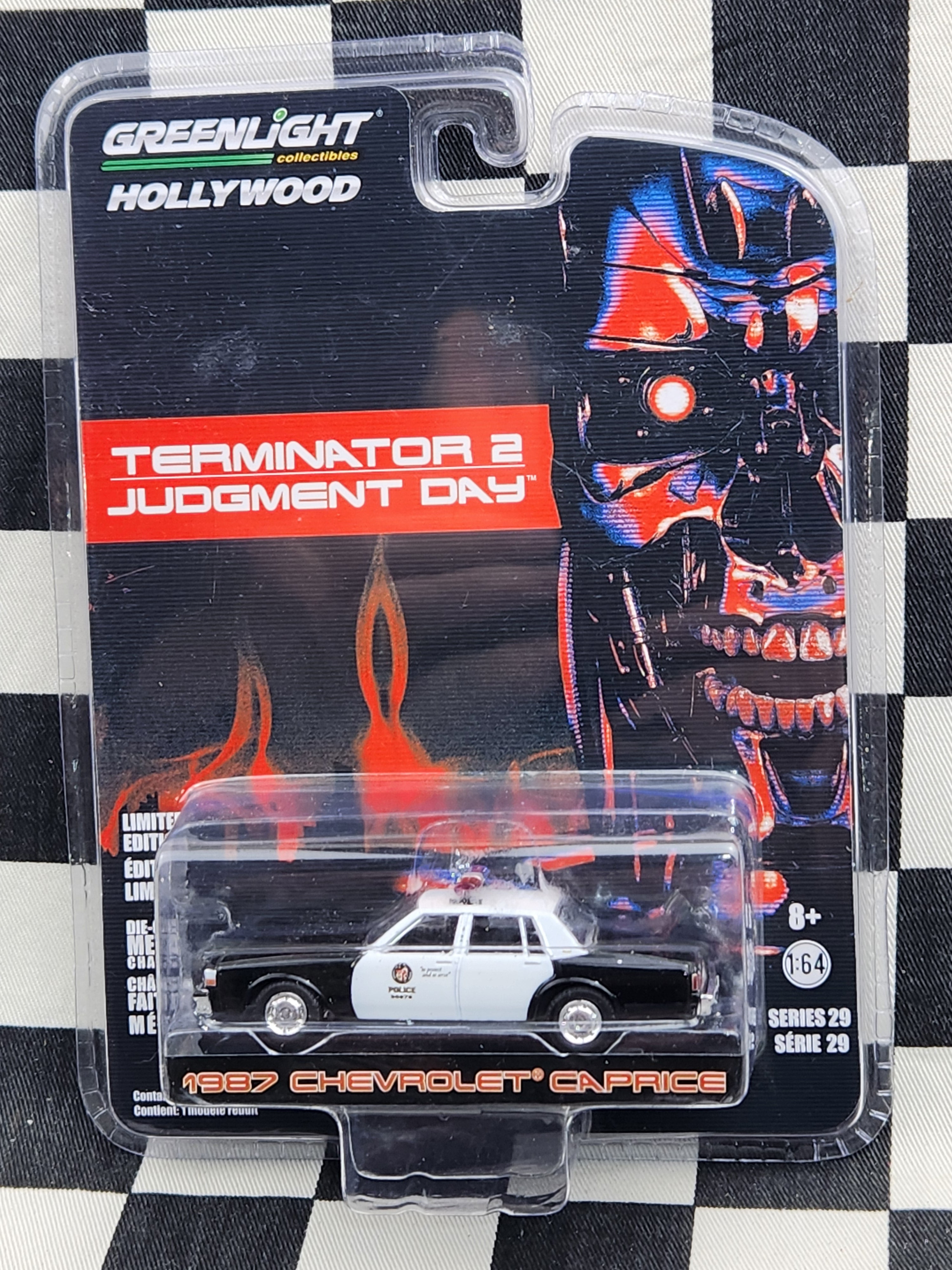 Greenlight Terminator 2 Judgement Day 1987 Chevrolet Caprice Police Car
