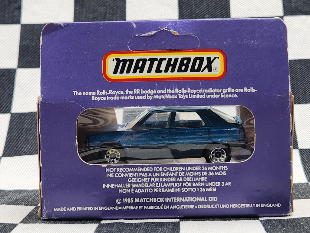 Matchbox 1985 James Bond A View to a Kill Renault 11 Taxi Blue