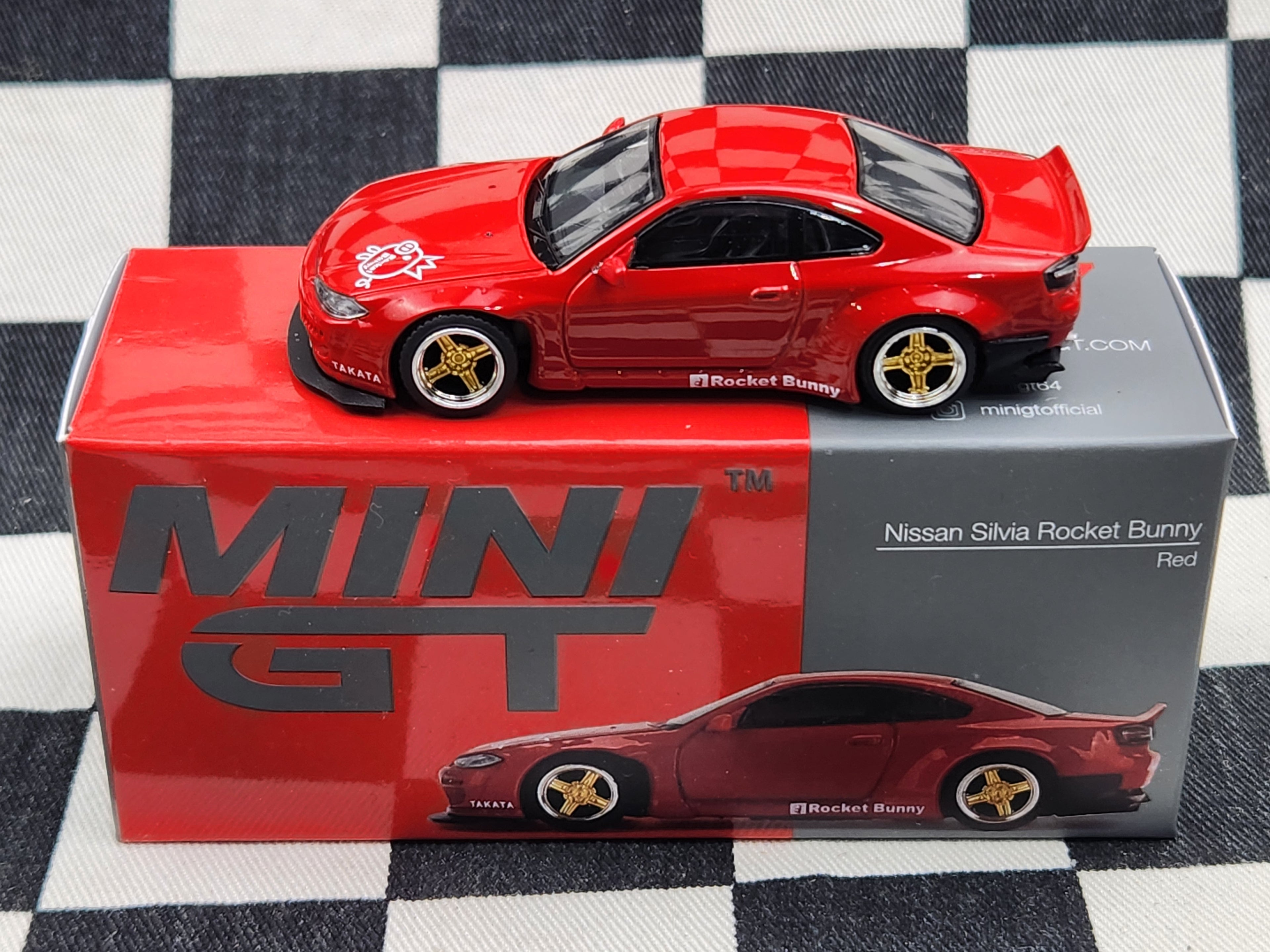 Mini GT 1:64 Nissan Silvia Rocket Bunny Red