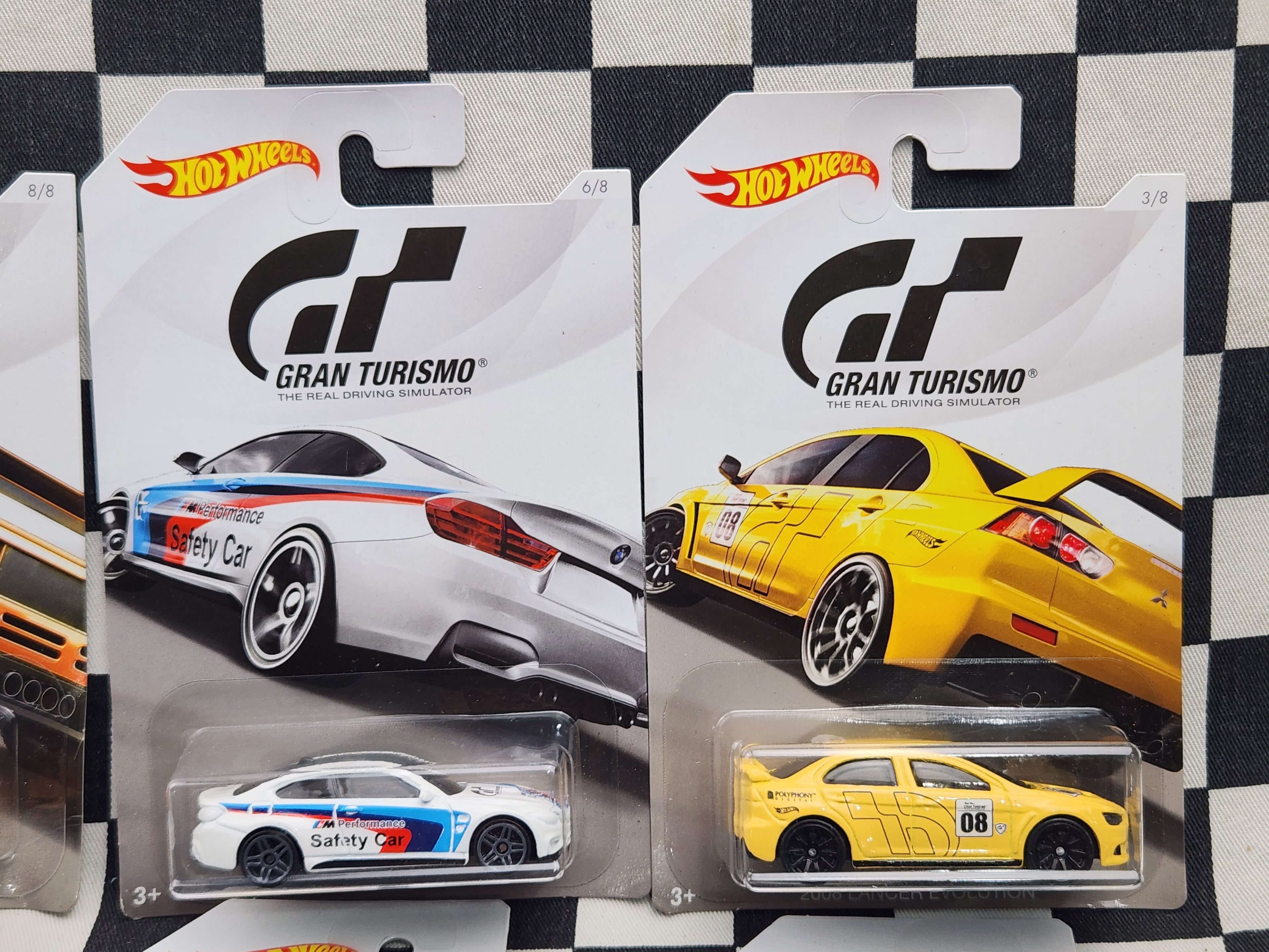 Hot Wheels Gran Turismo Full Set 8 Cars Nissan Skyline McLaren BMW Lancer Evo Renault GT