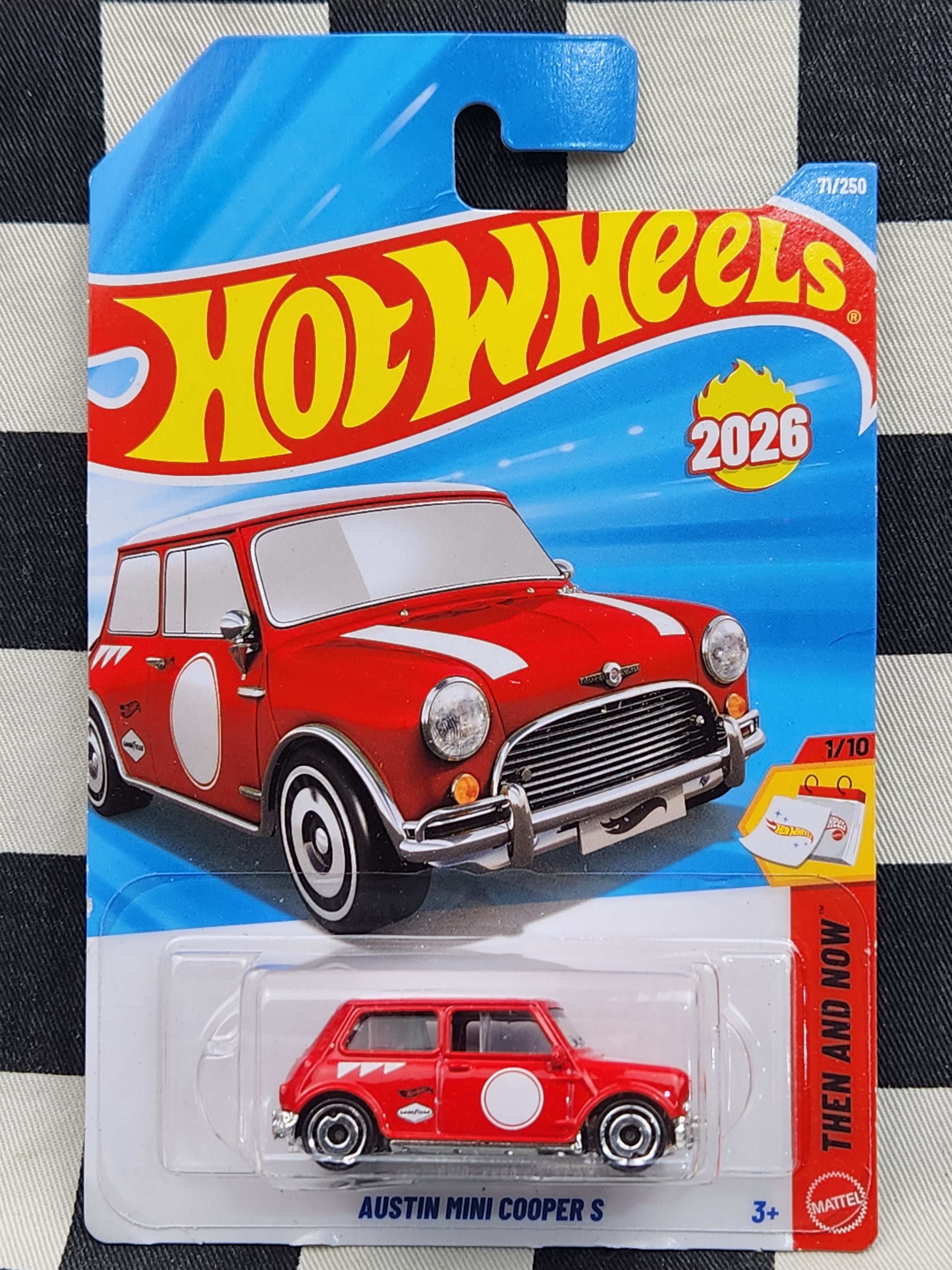 Hot Wheels 2026 Then & Now Austin Mini Cooper S Red