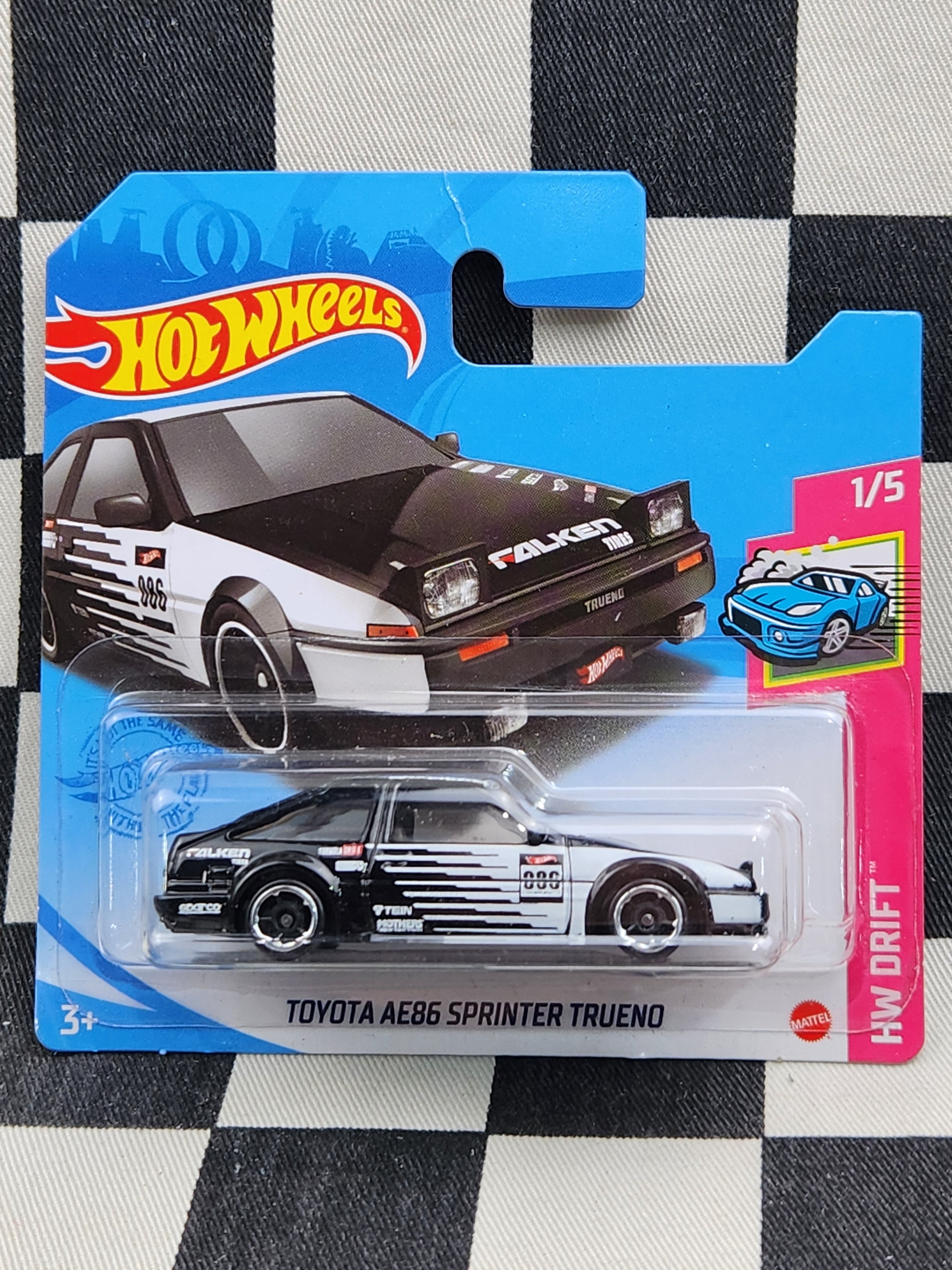 Hot Wheels 2021 Drift Toyota AE86 Sprinter Trueno Falken SC