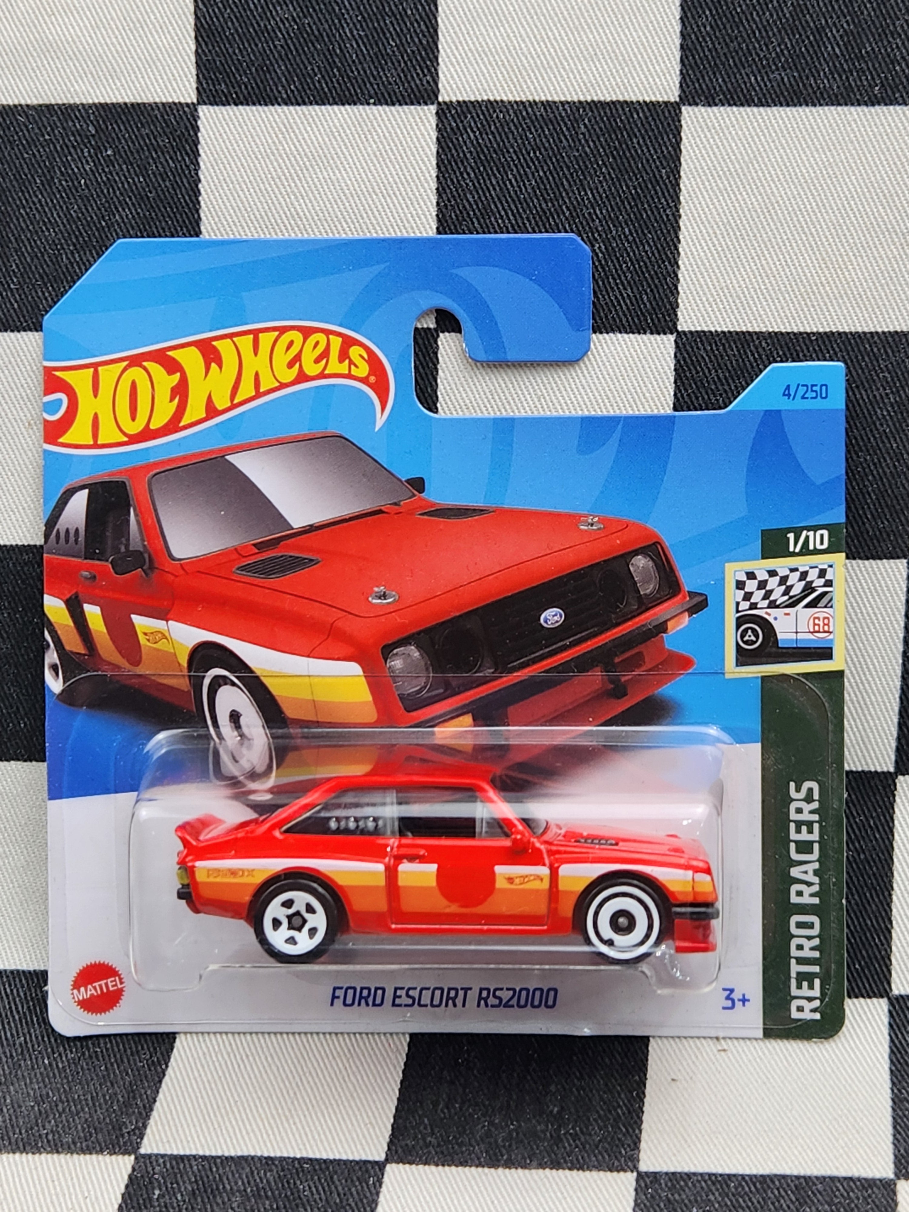 Hot Wheels 2023 Retro Racers Ford Escort RS2000 Red SC