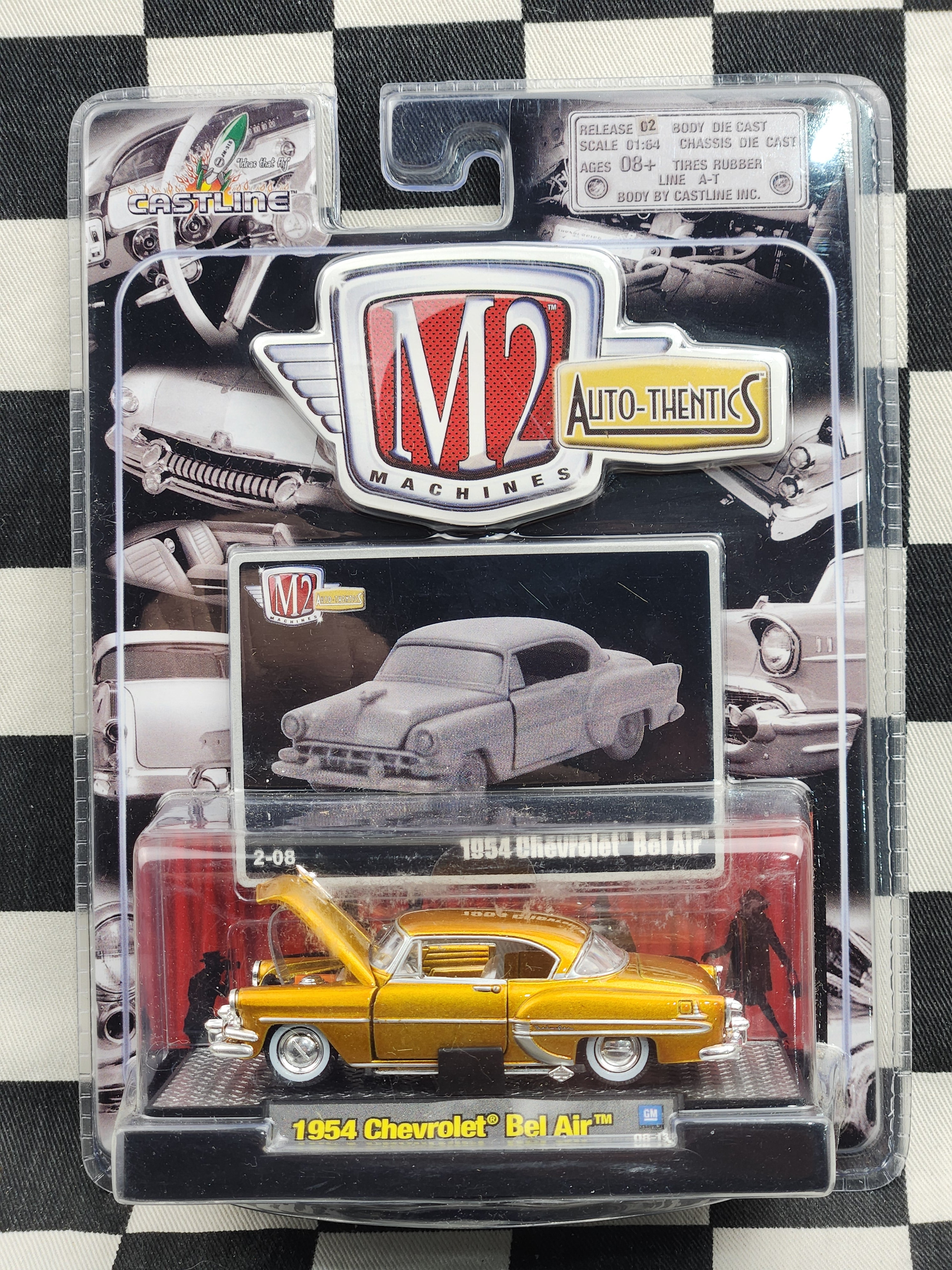M2 Machines Autothentics 1954 Chevrolet Bel Air Gold