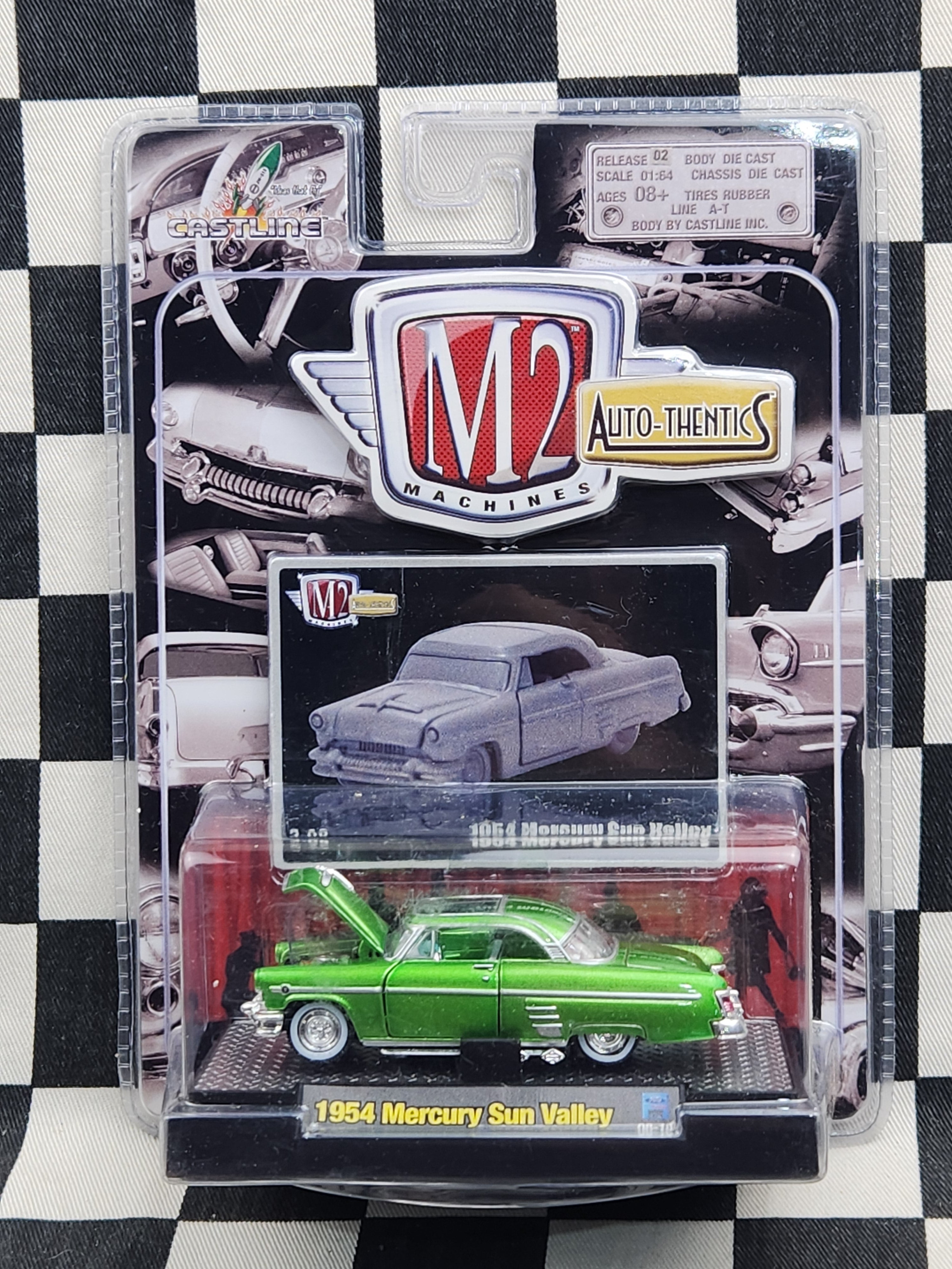 M2 Machines Autothentics 1954 Mercury Sun Valley Green