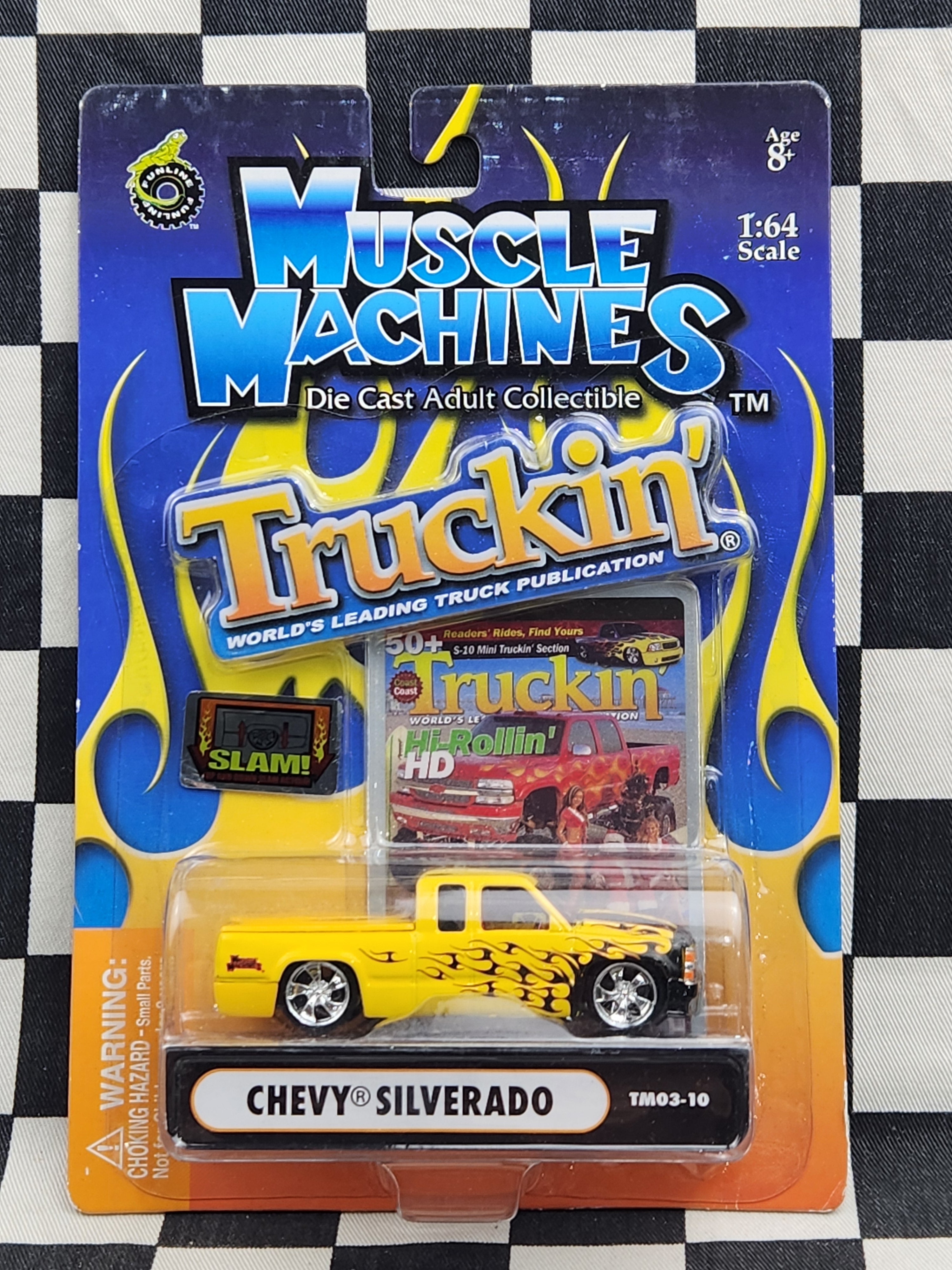 Muscle Machines Truckin Chevy Silverado Yellow
