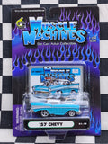 Muscle Machines Series 1 57 Chevy Blown Blue