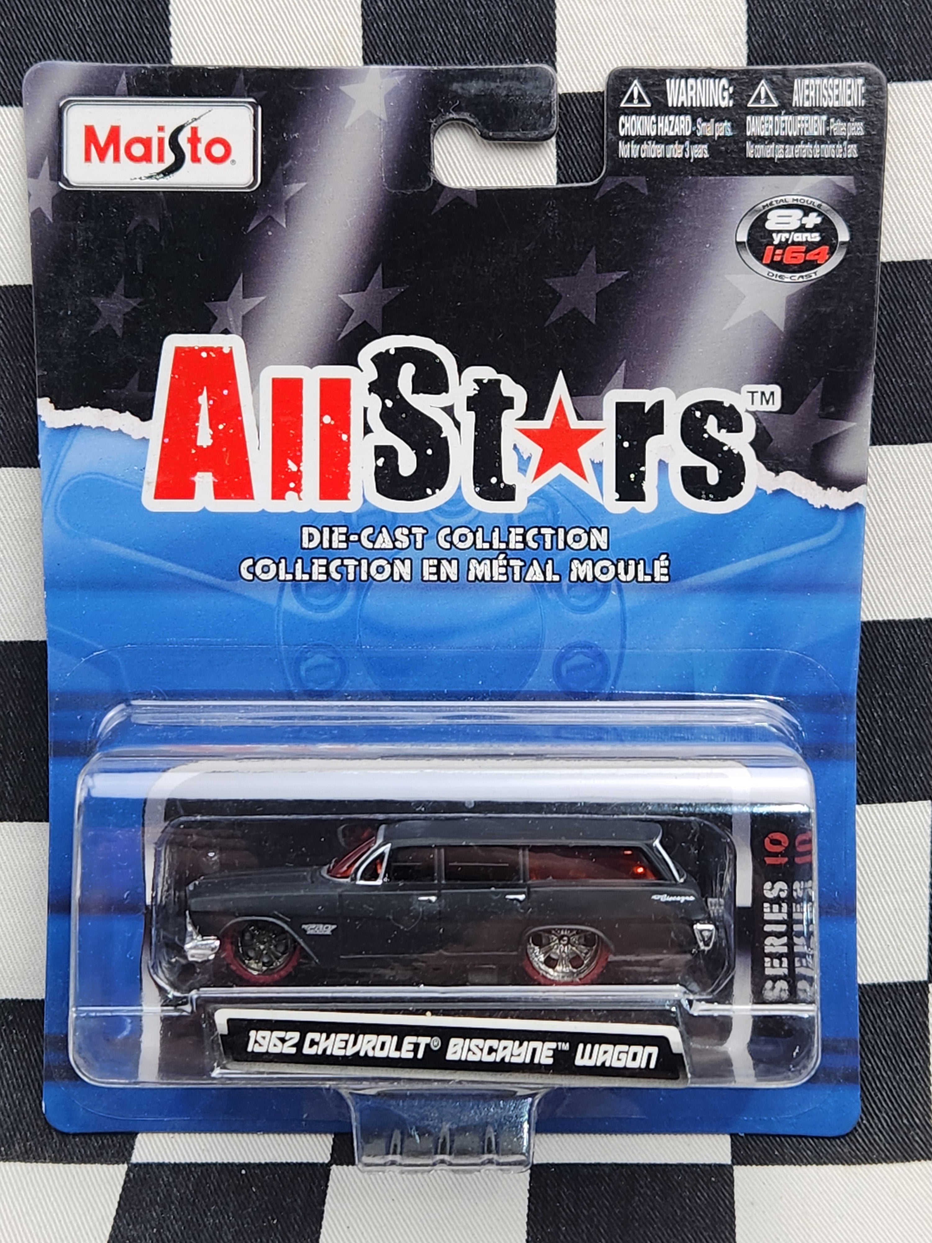 Maisto All Stars 1962 Chevy Biscayne Wagon Black