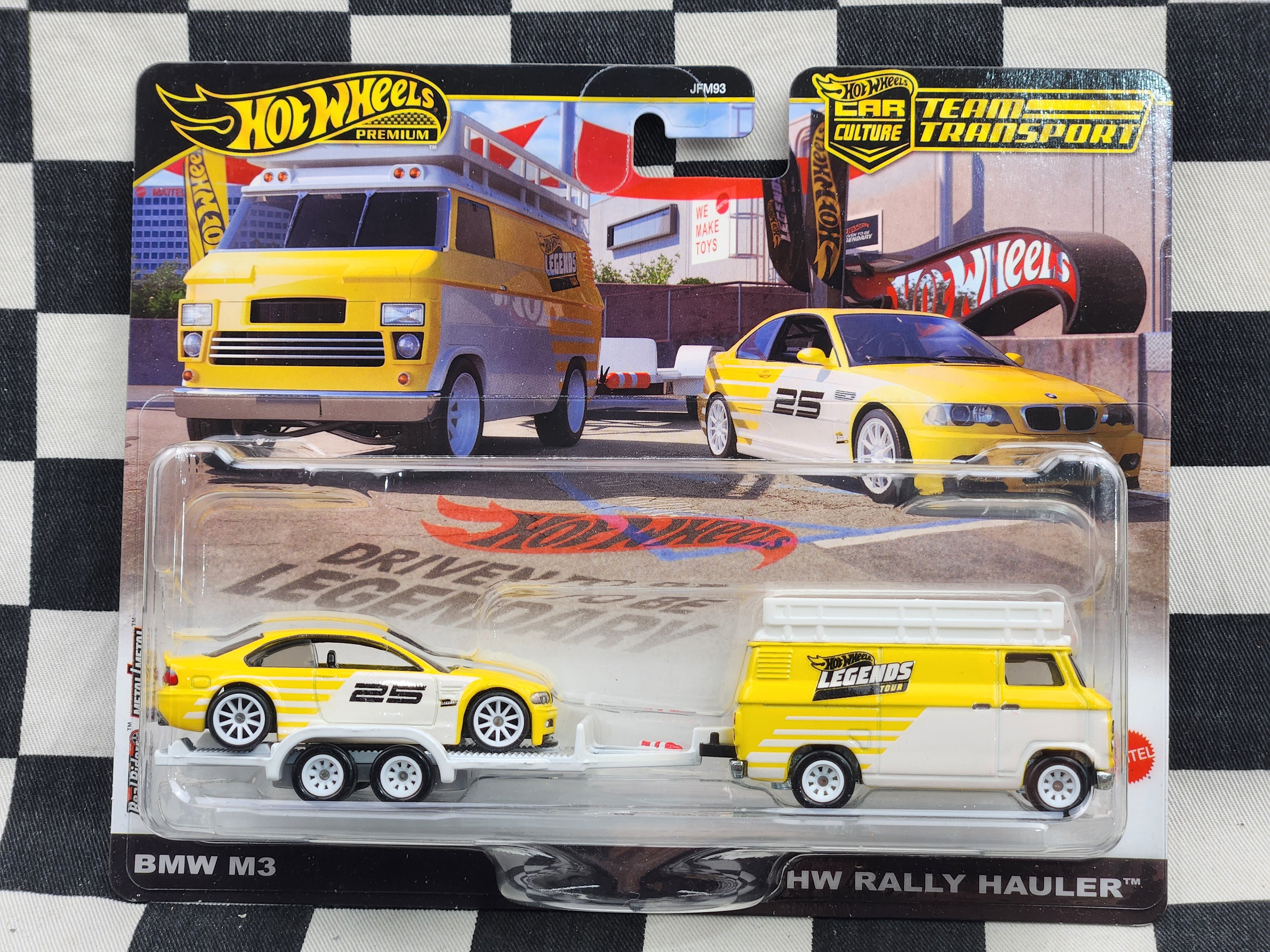 Hot Wheels Premium Team Transport #BMW M3 / Rally Hauler