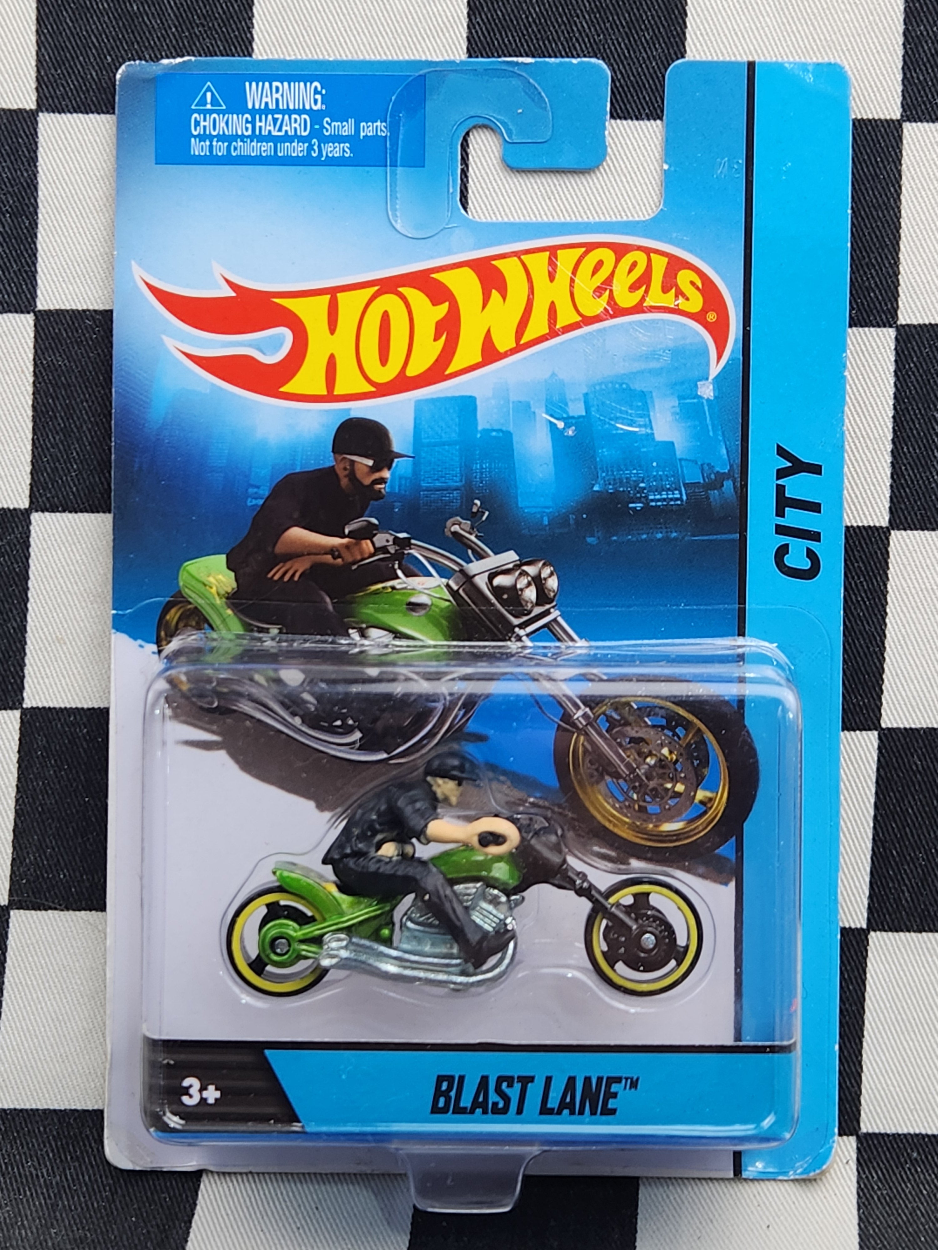Hot Wheels 2013 City Motorcycles Blast Lane