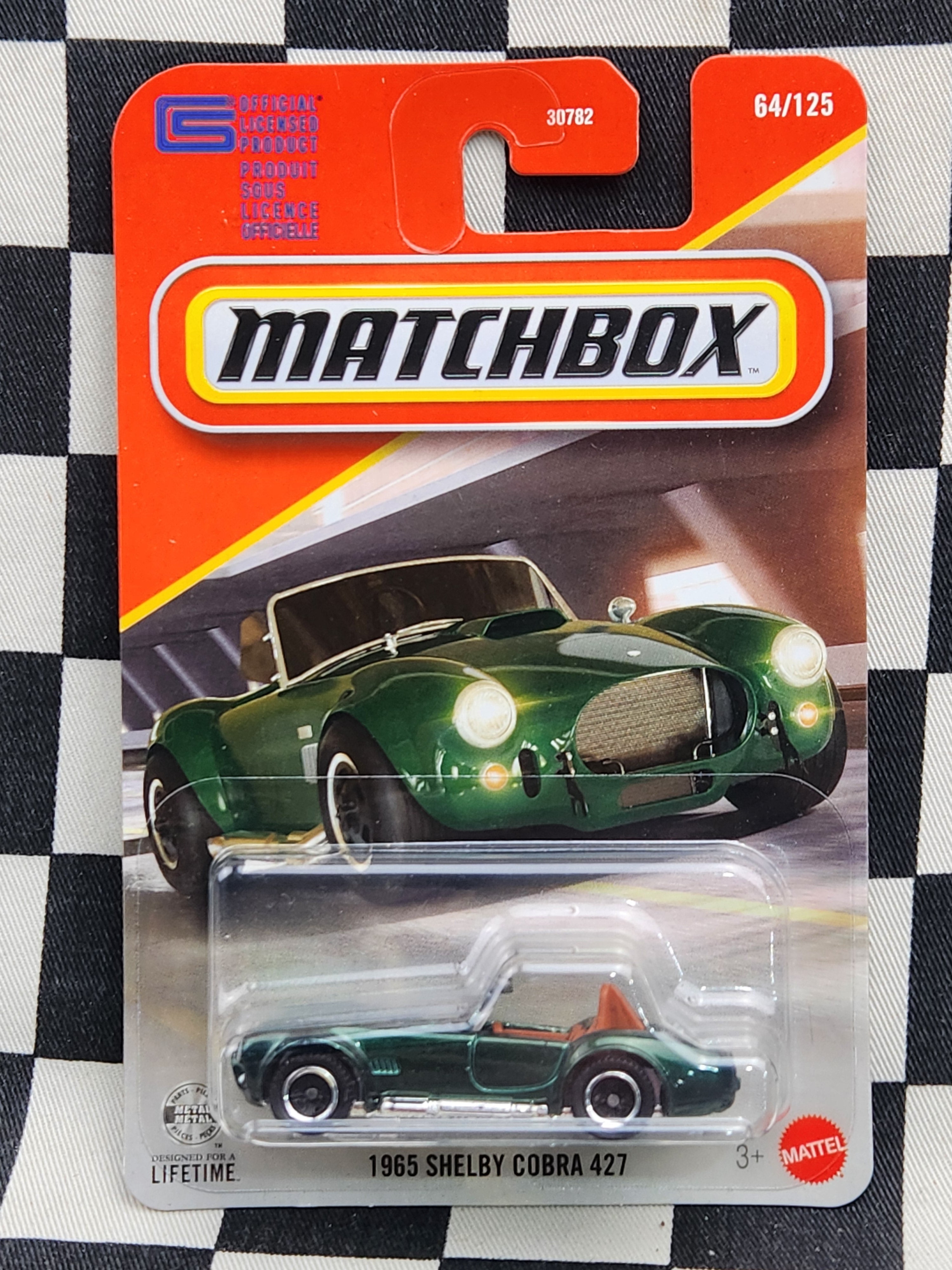 Matchbox 1965 Shelby Cobra 427 Green