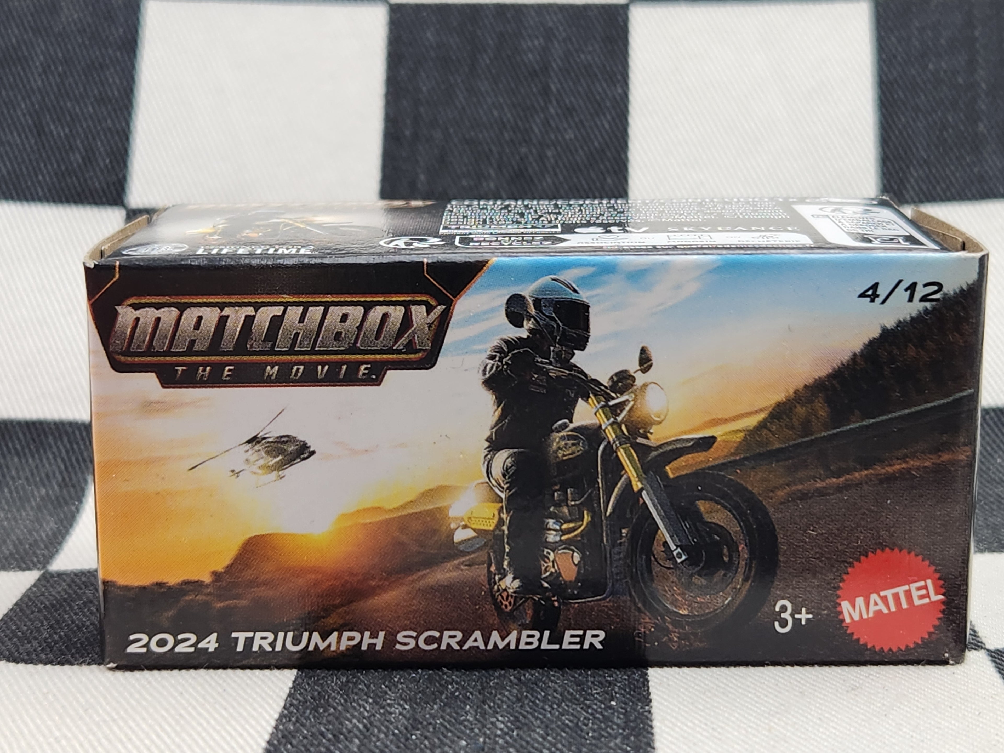 Matchbox The Movie Power Grab 2024 Triumph Scrambler